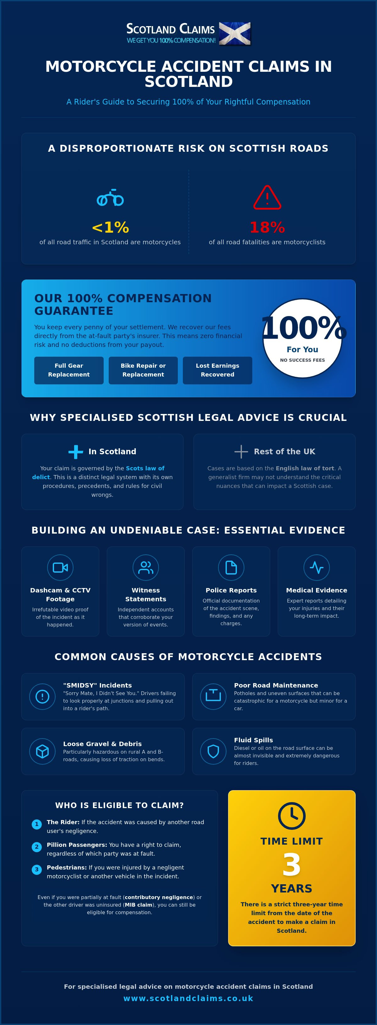 Motorcycle accident claim scotland