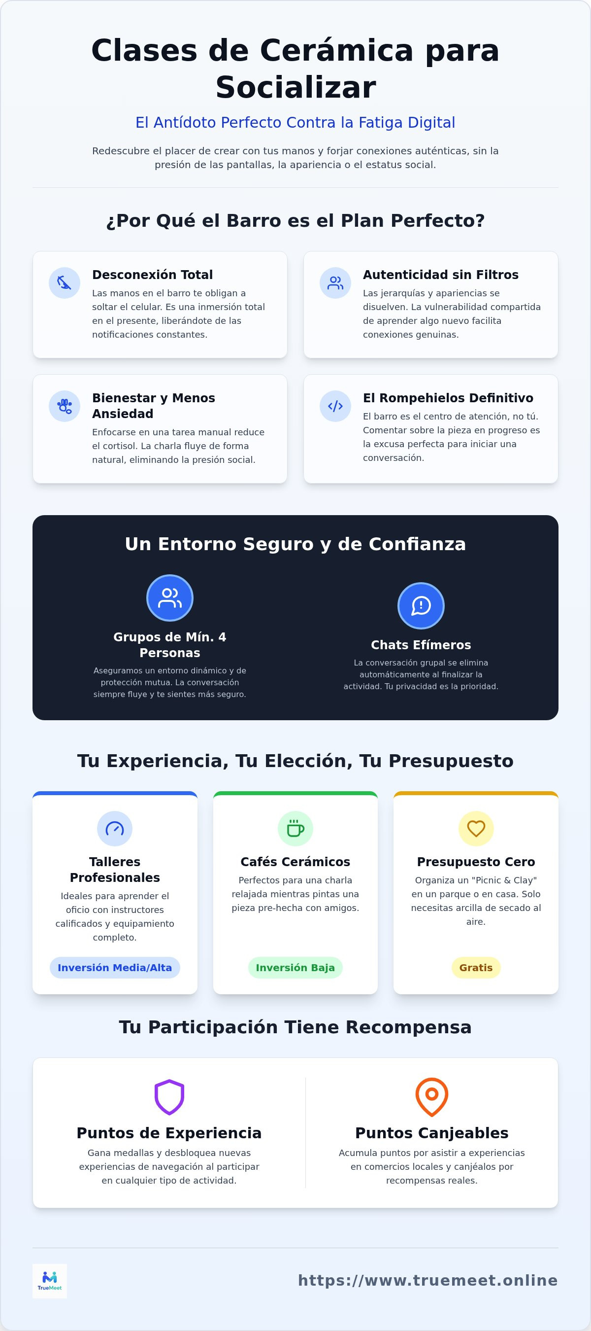 Clases de cerámica para socializar
