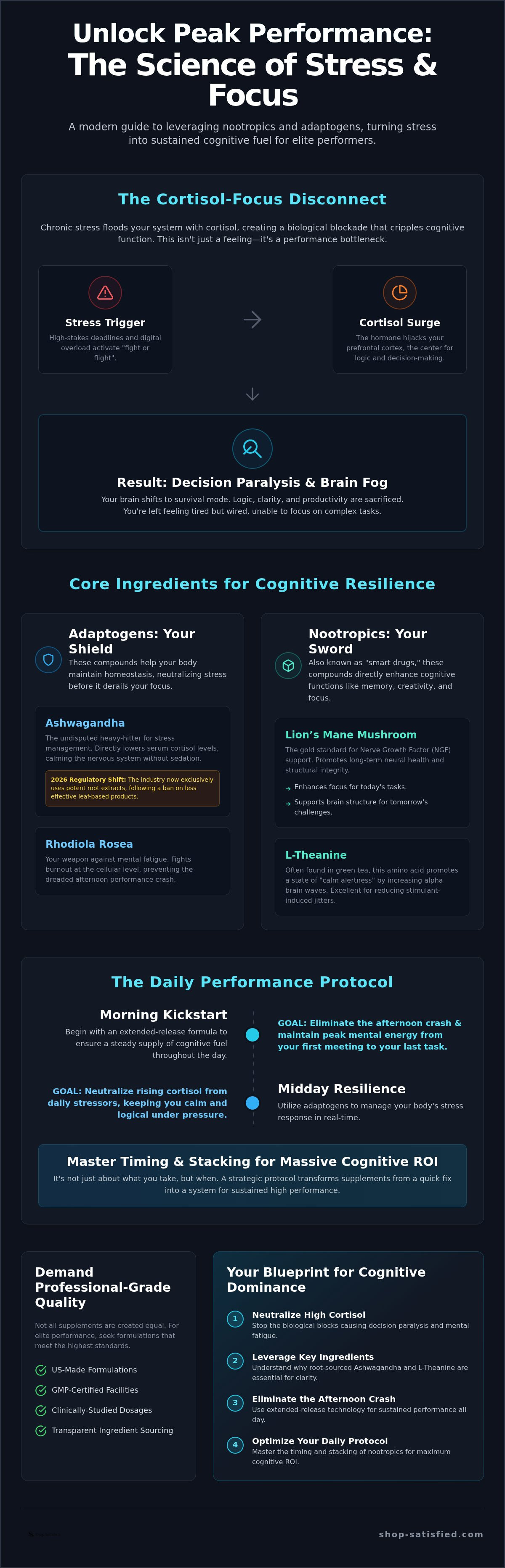 Best supplements for stress and focus