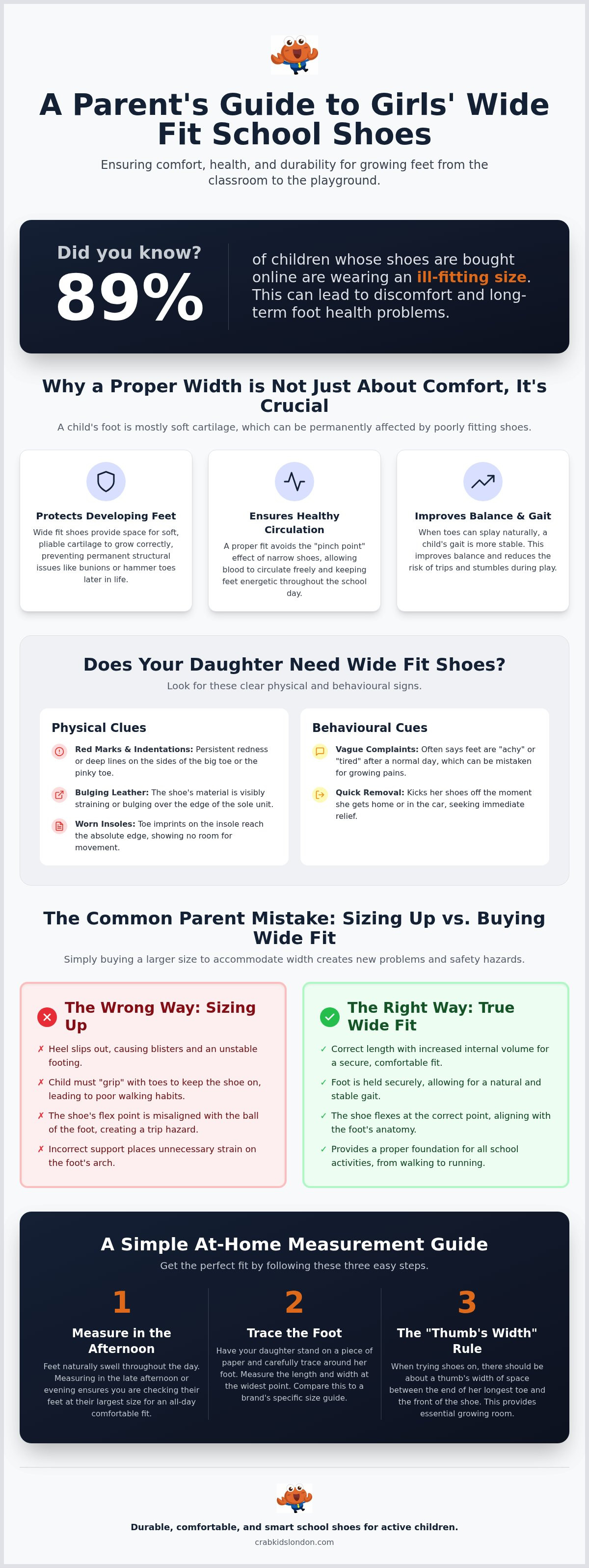 Girls wide fit school shoes