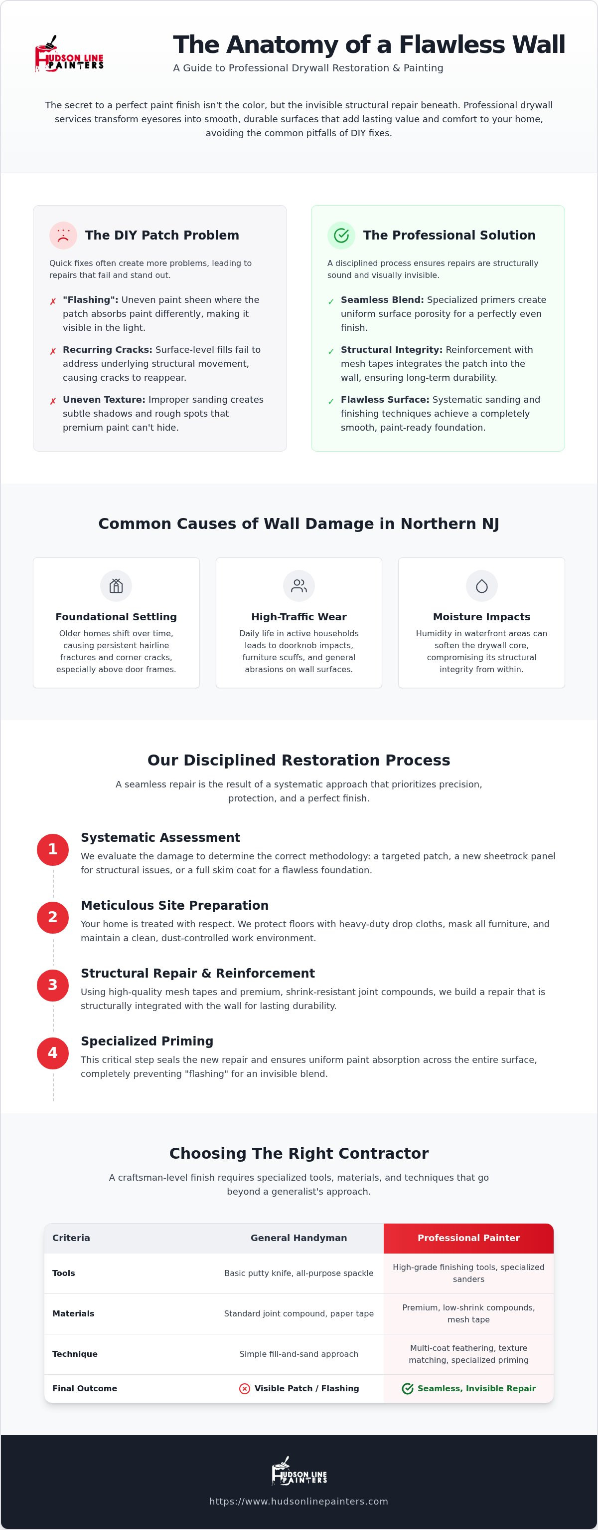 Drywall patching and painting services