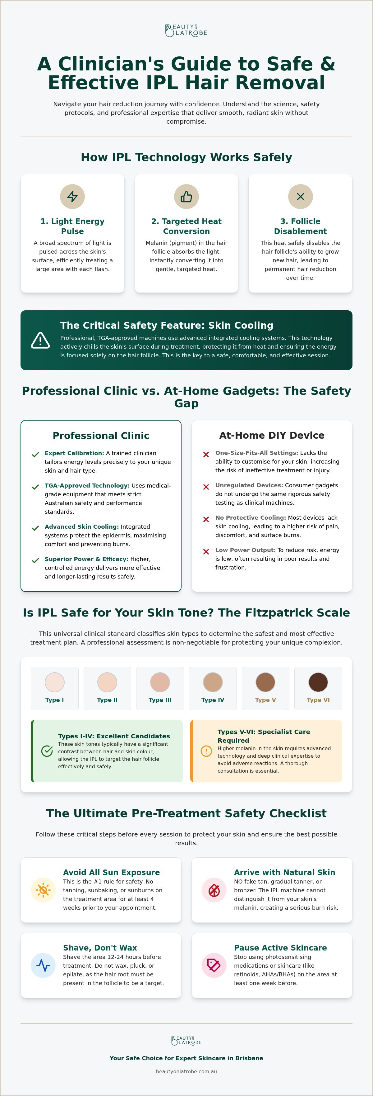 Safe IPL hair removal