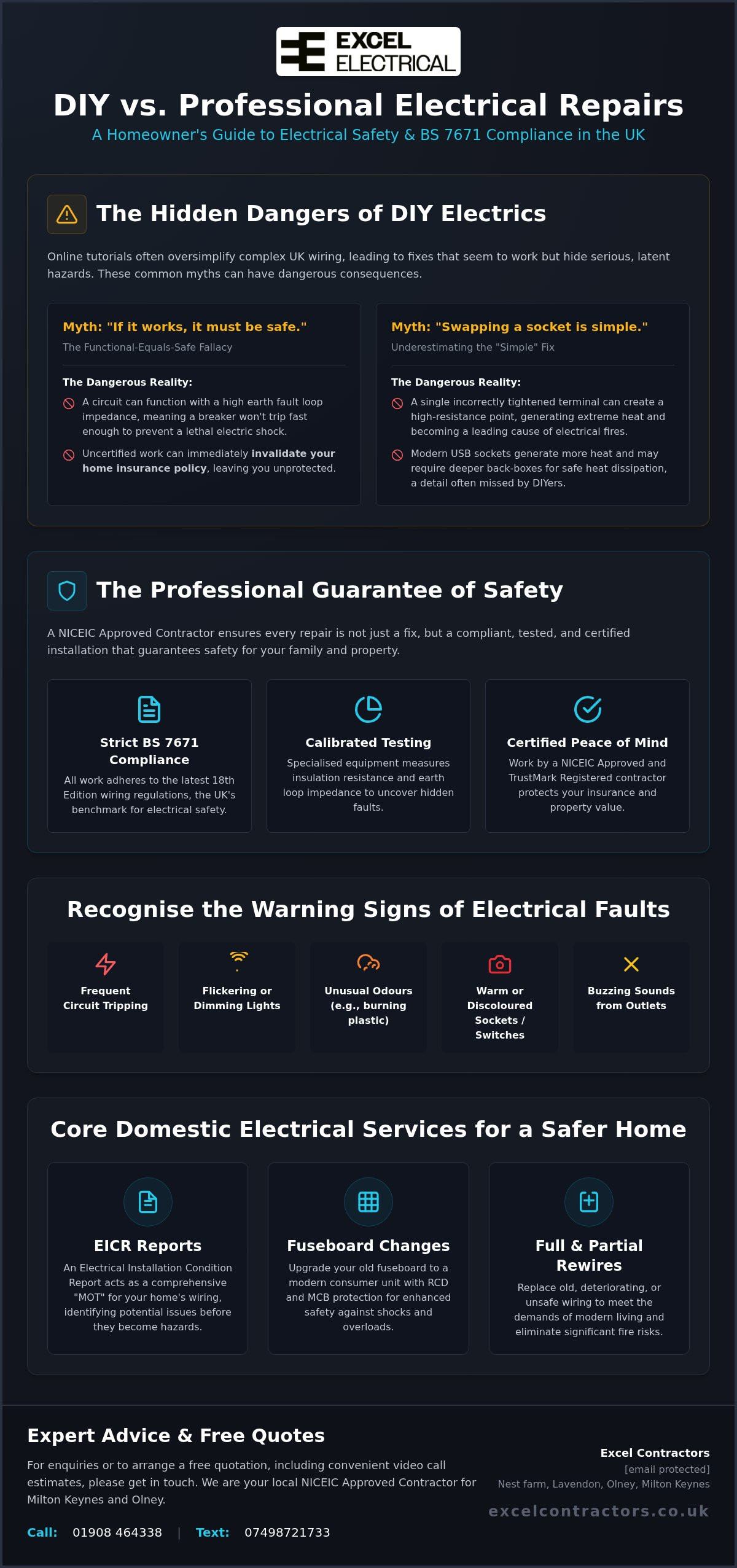 Common electrical faults in UK homes