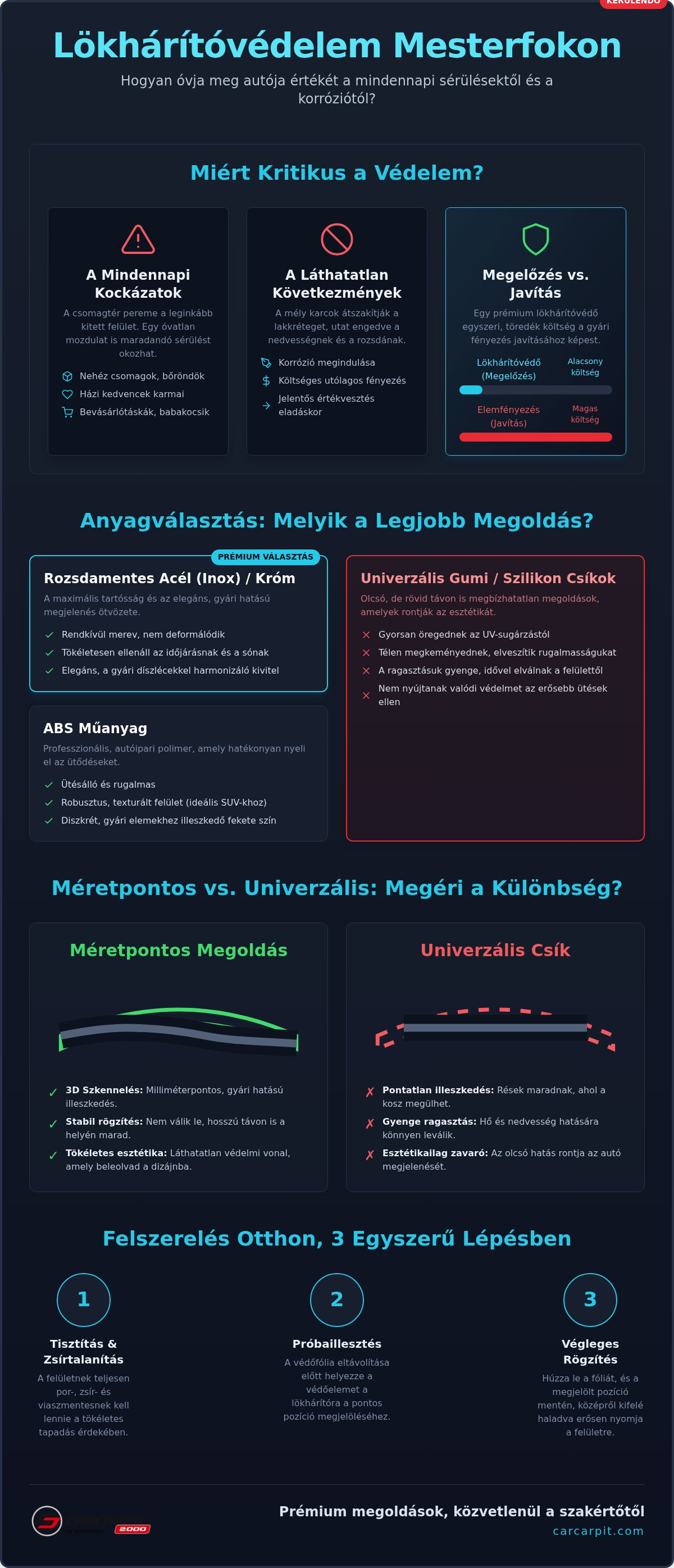Autó lökhárítóvédő