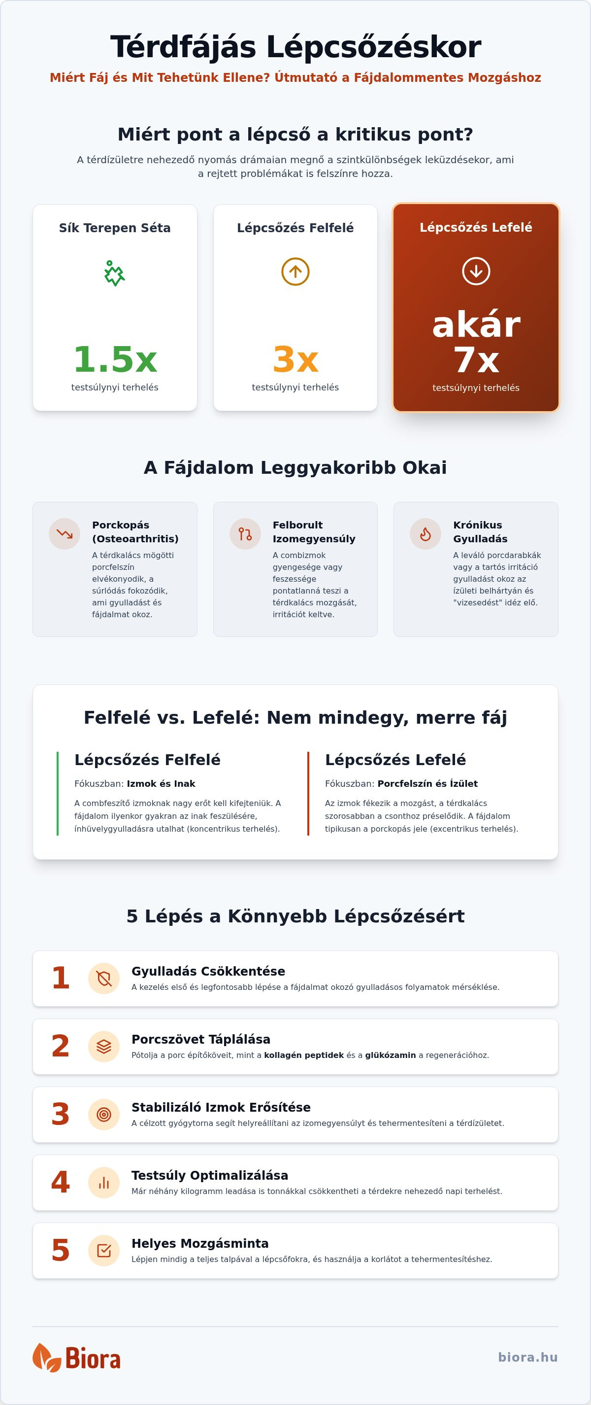 Térdfájás lépcsőzéskor mit tegyek
