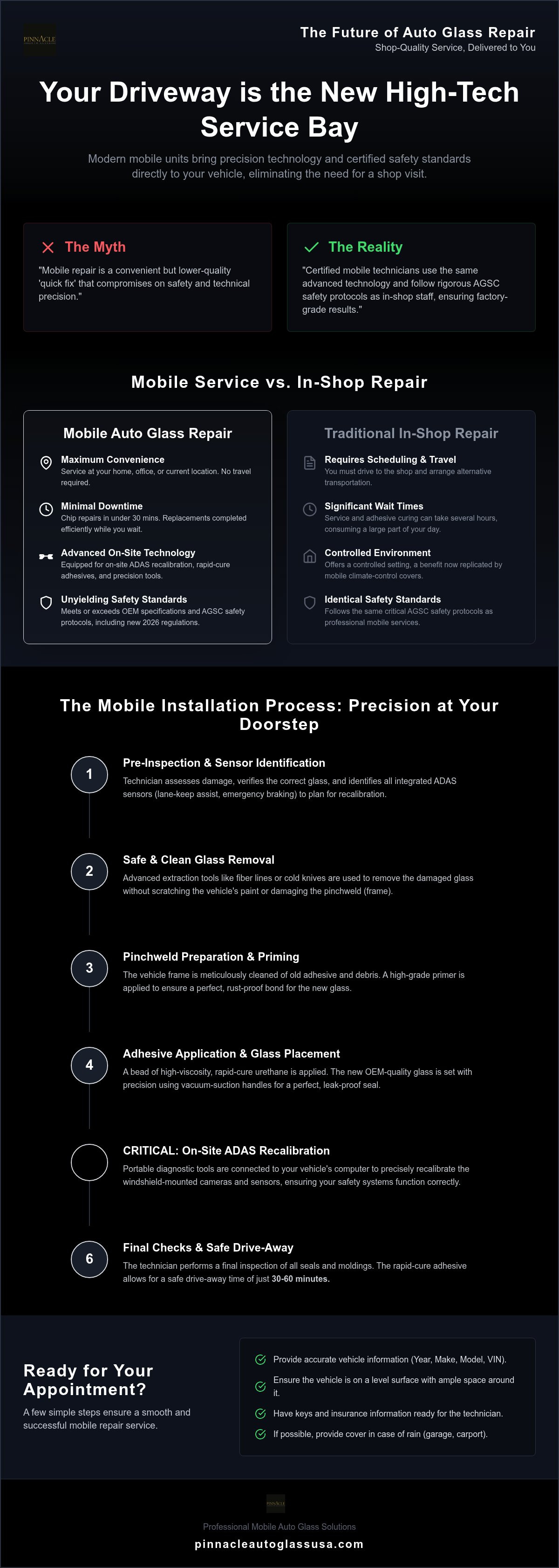 Mobile auto glass repair