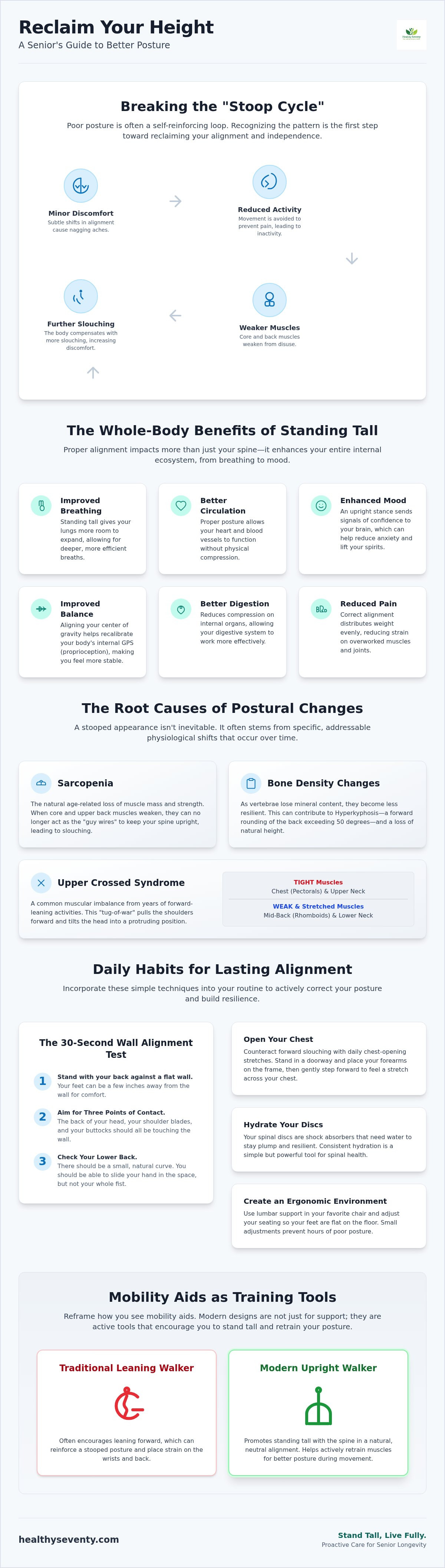 Posture correction for seniors