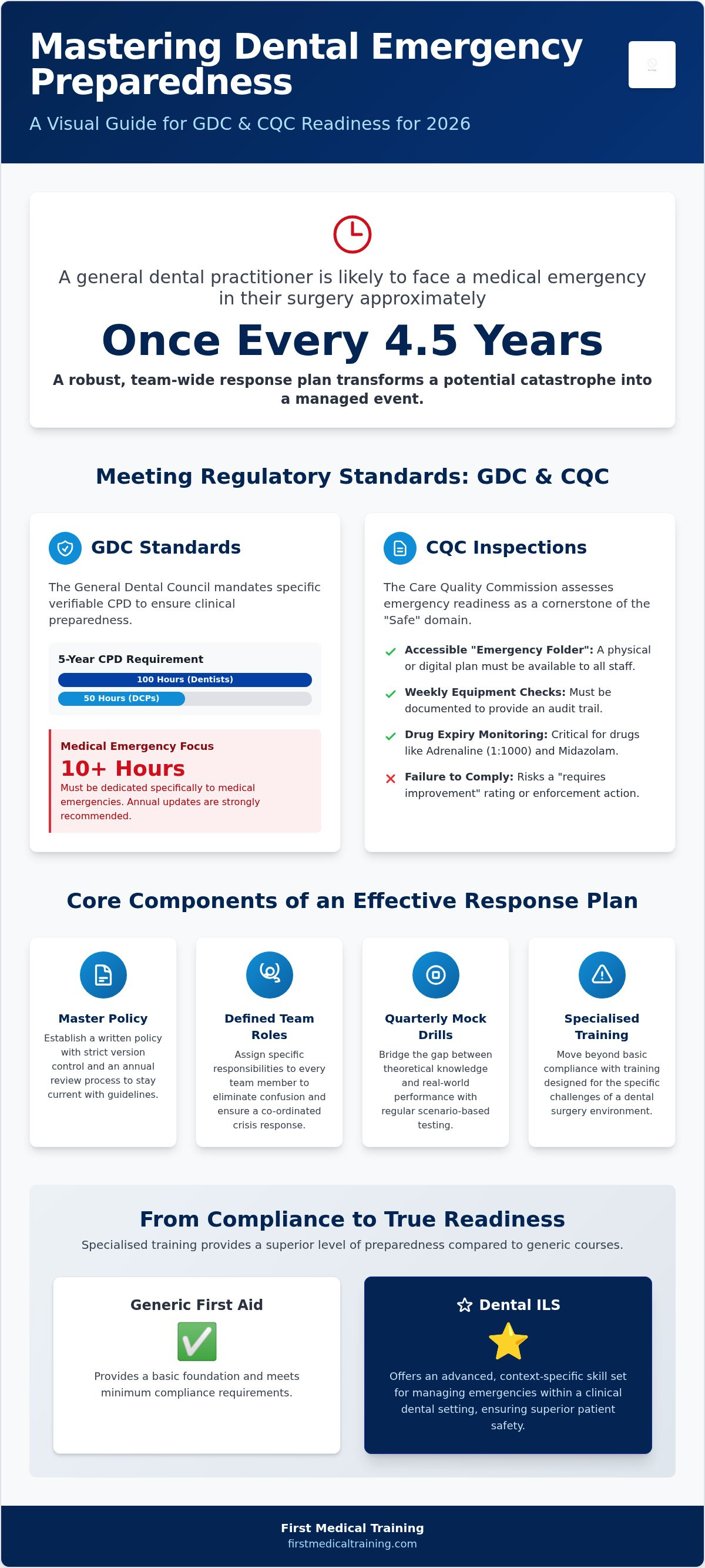 Dental emergency response plan