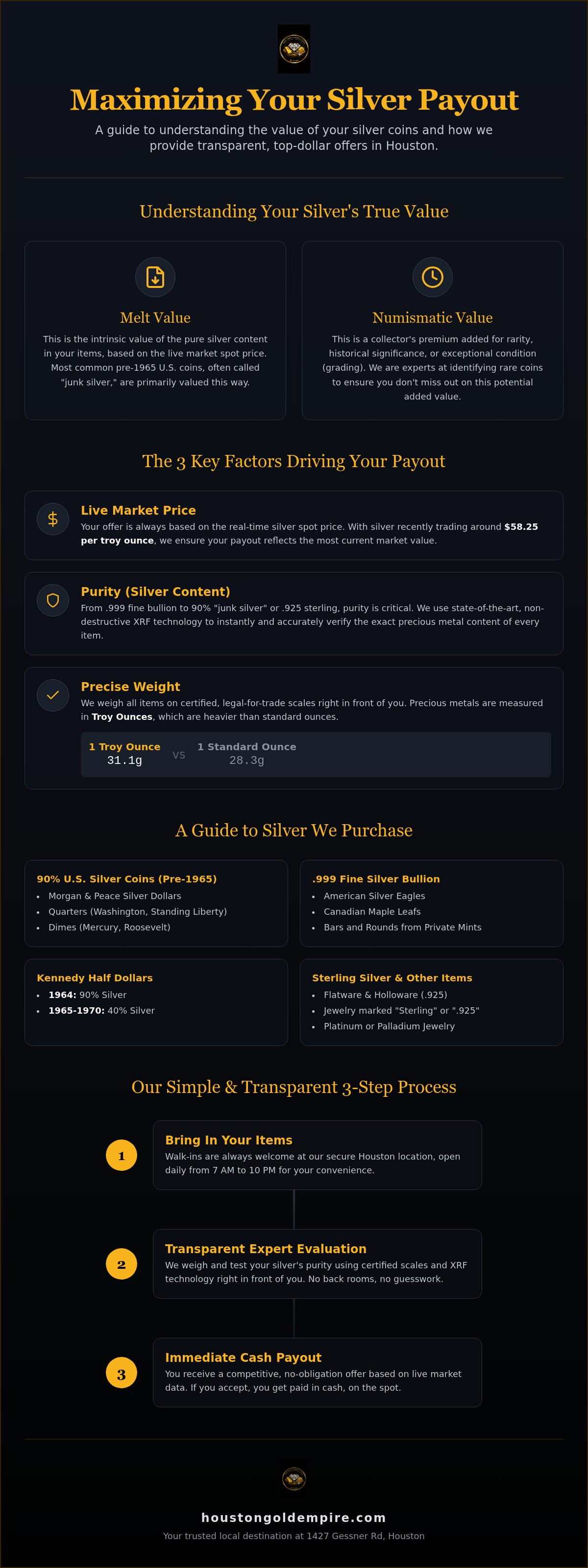 Sell silver coins Houston