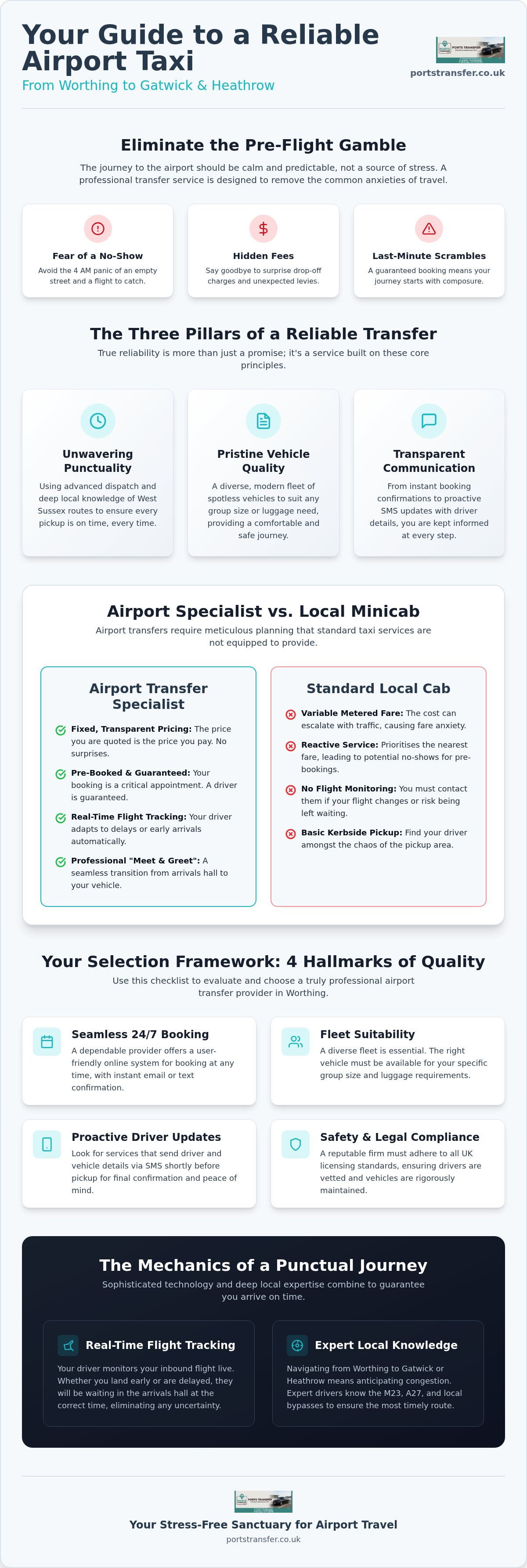 Reliable airport taxi worthing