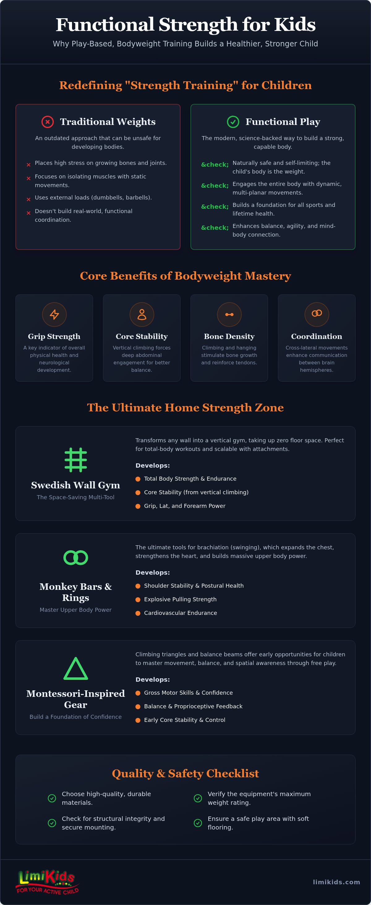 Kids strength training equipment