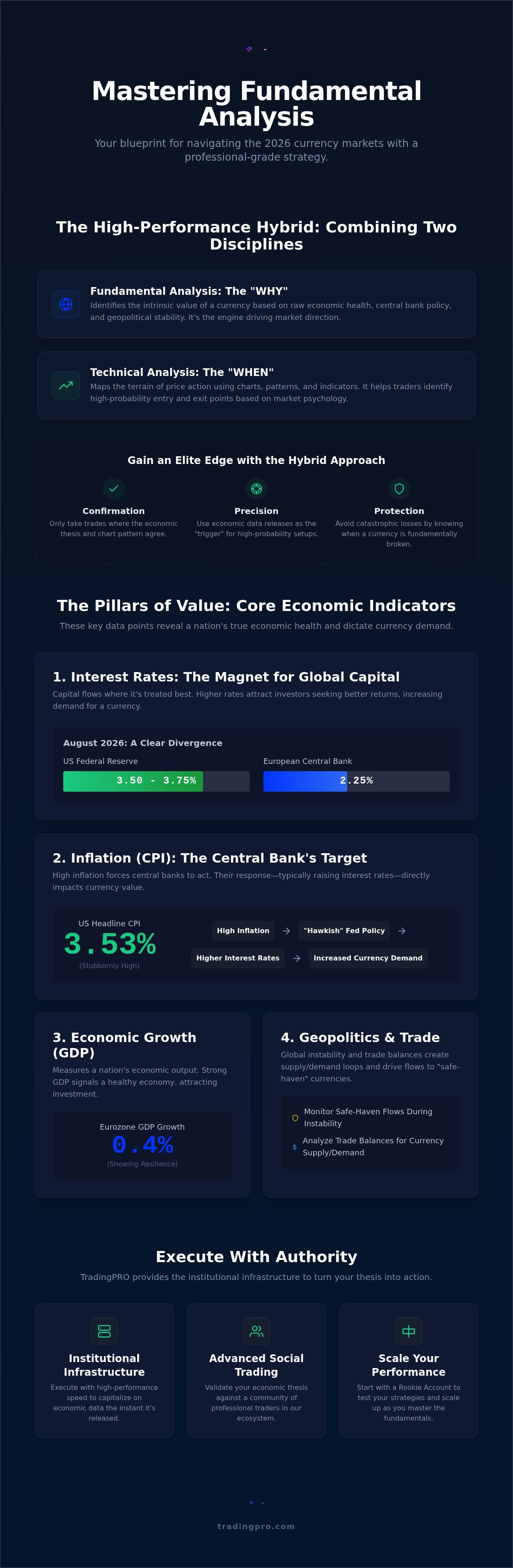 Fundamental analysis of currency pairs