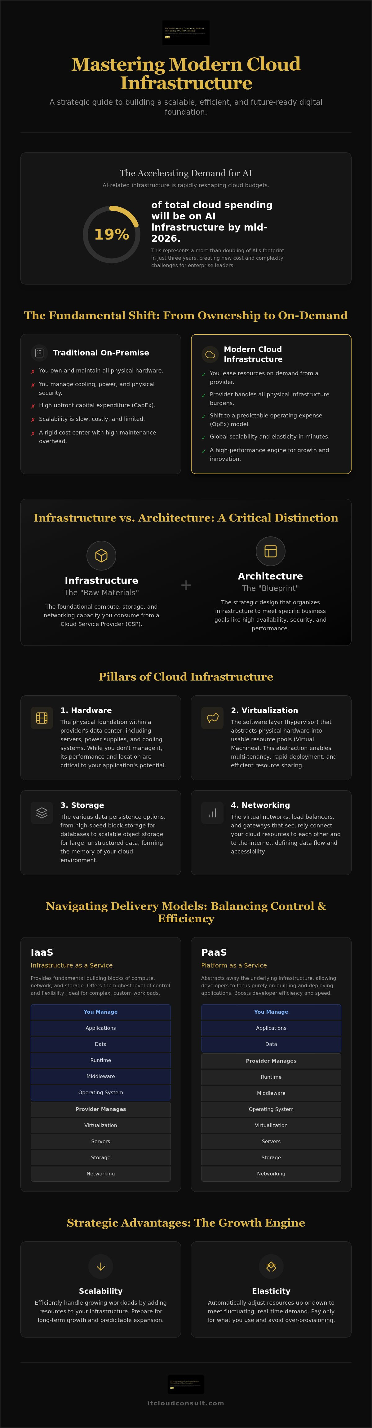 Cloud infrastructure strategy