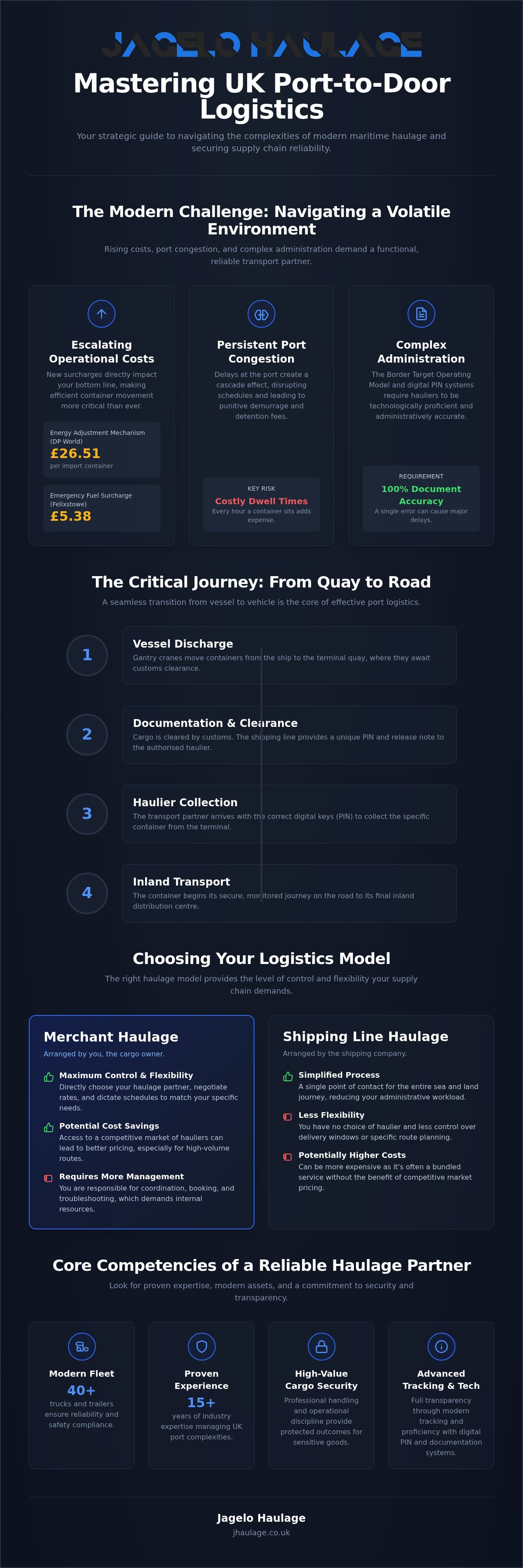 UK port logistics services
