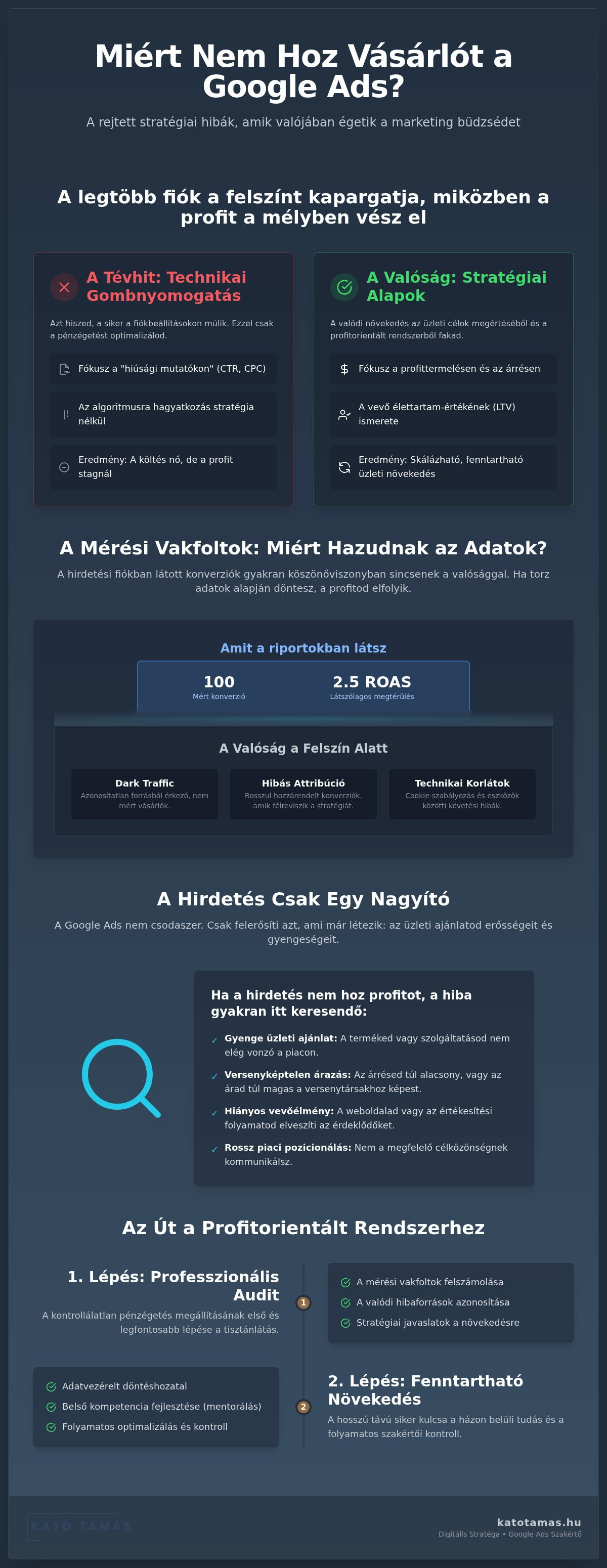 Miért nem hoz vásárlót a Google Ads