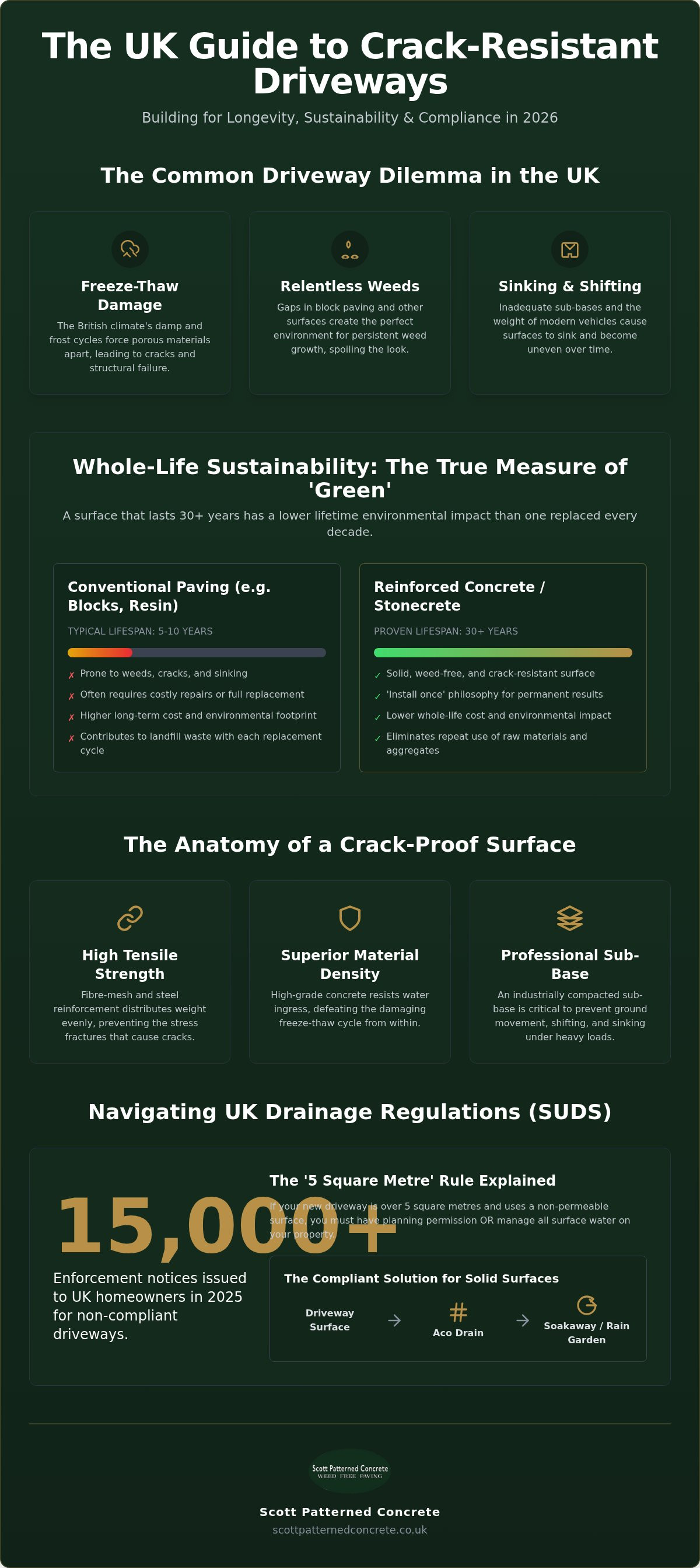 Crack resistant driveway options uk
