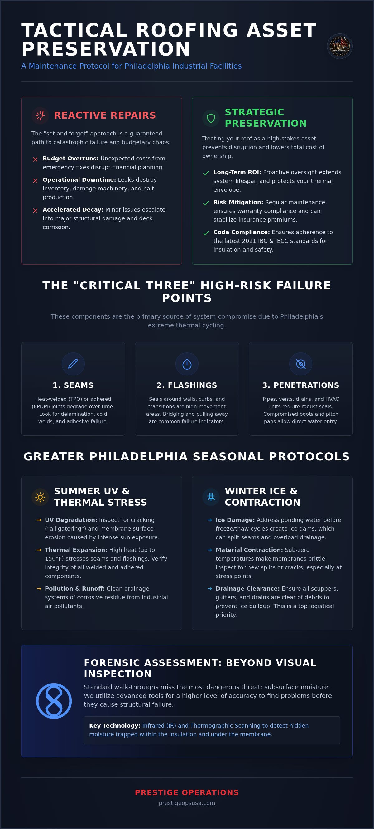 Philadelphia commercial roofing maintenance