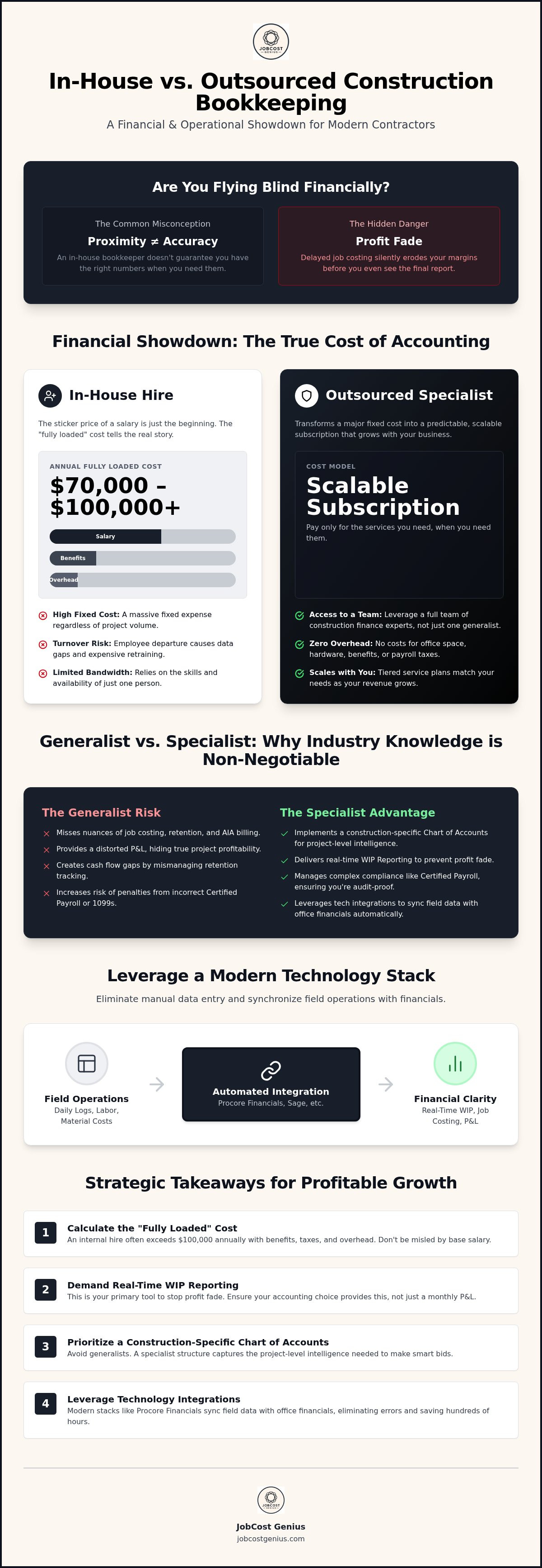 In-house vs outsourced construction bookkeeping