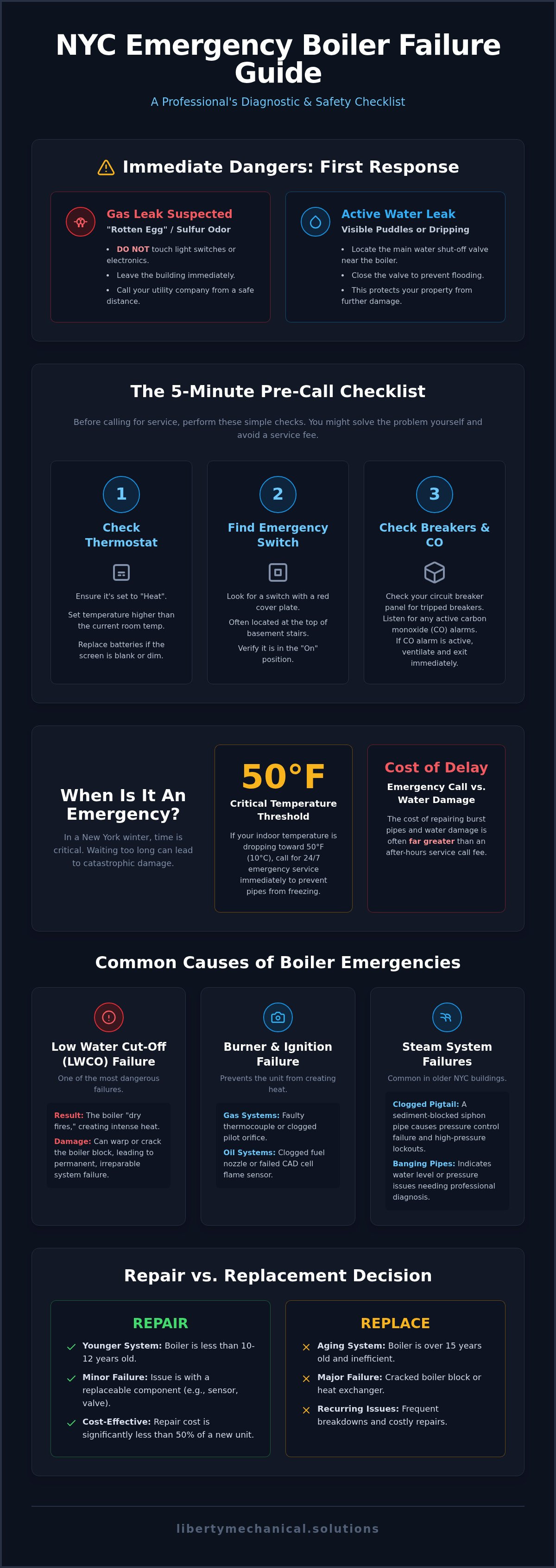 Emergency boiler repair NYC