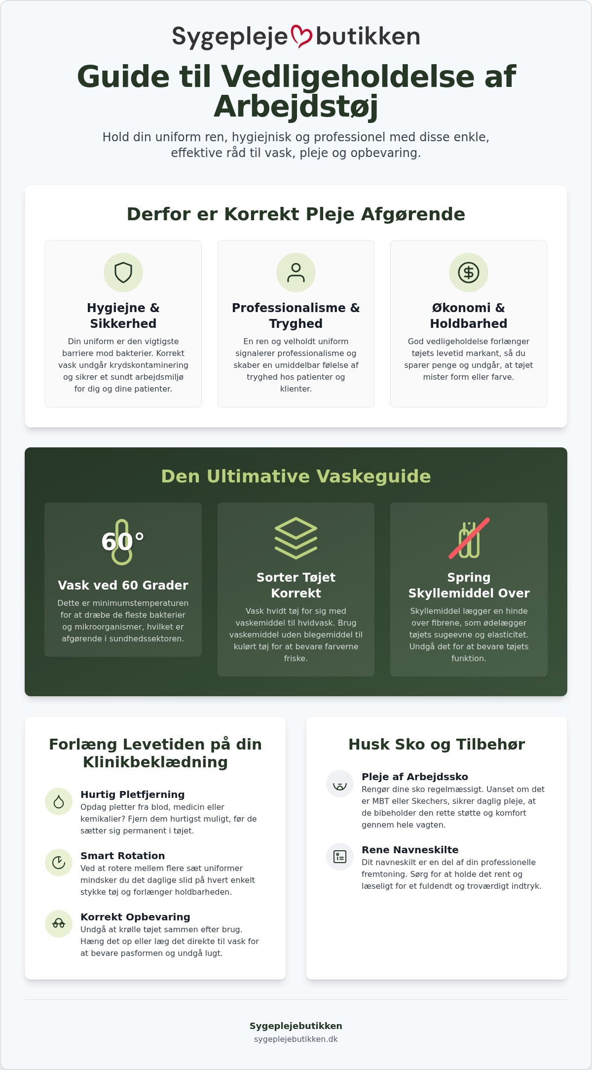 Vedligeholdelse af arbejdstøj