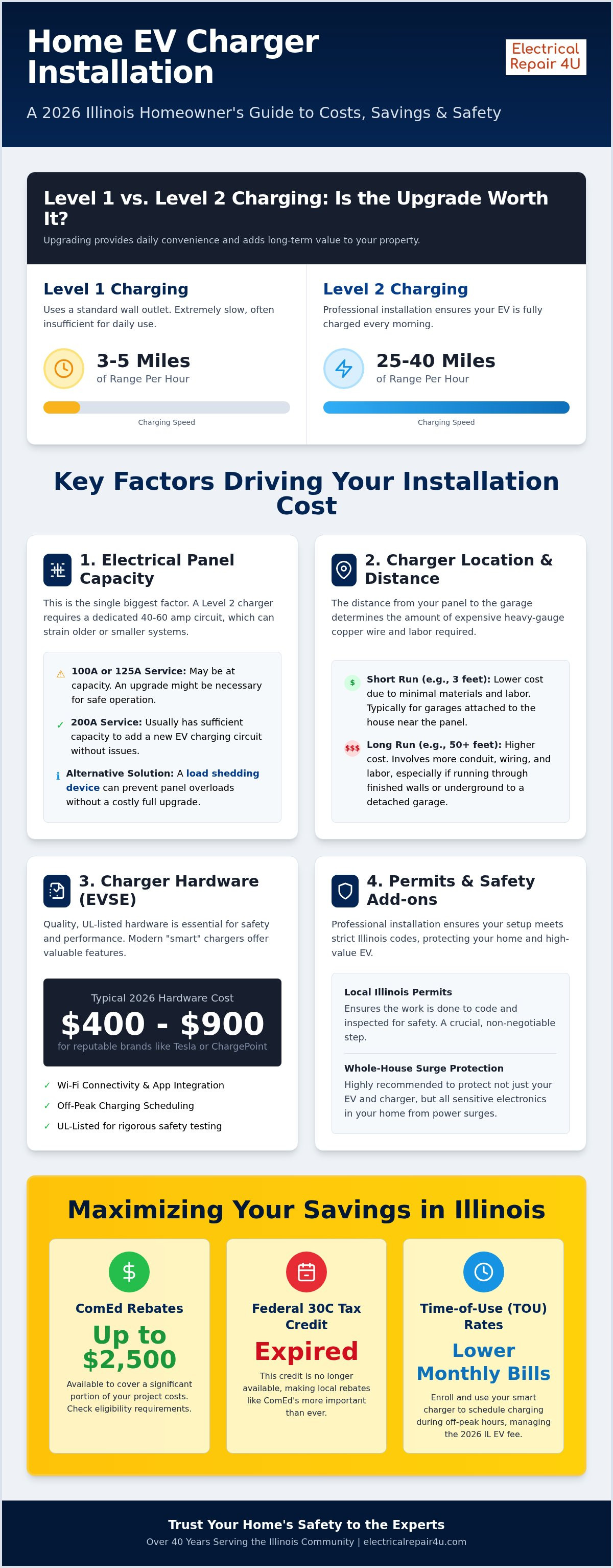 Home EV charger installation cost