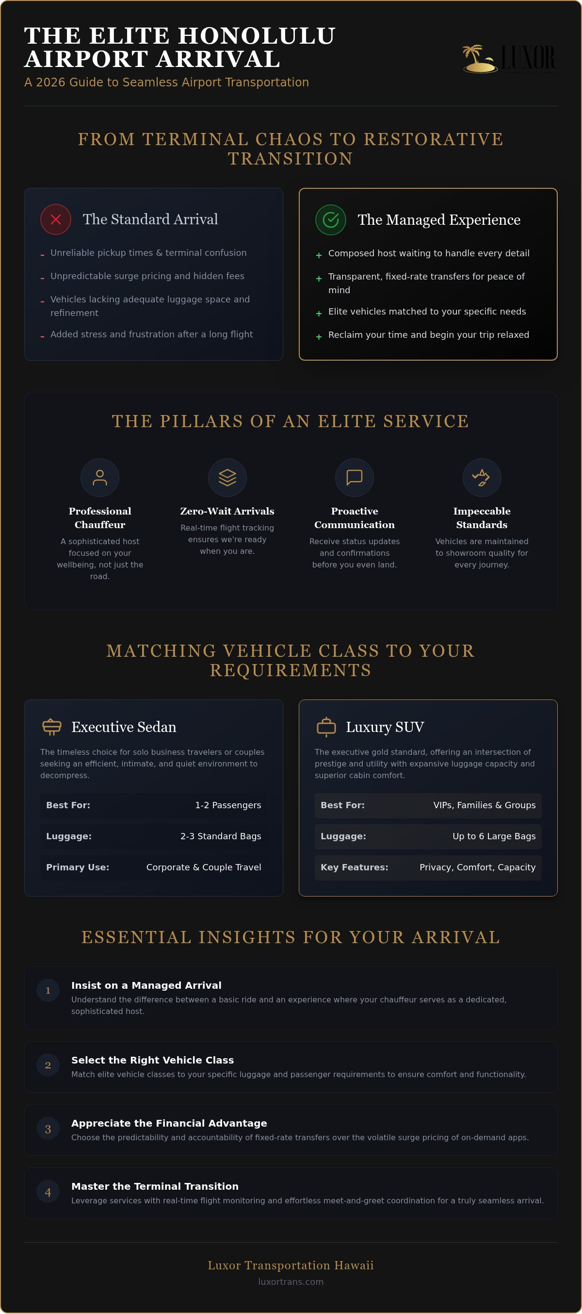 Honolulu limo service for airport