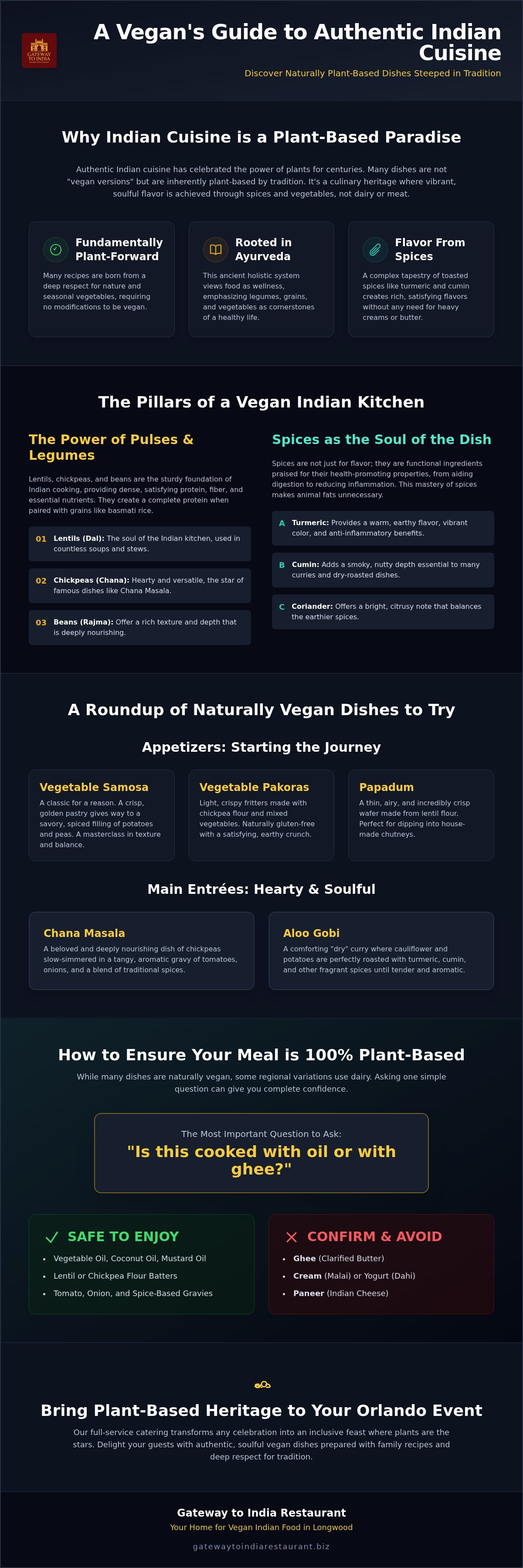 Naturally vegan Indian dishes