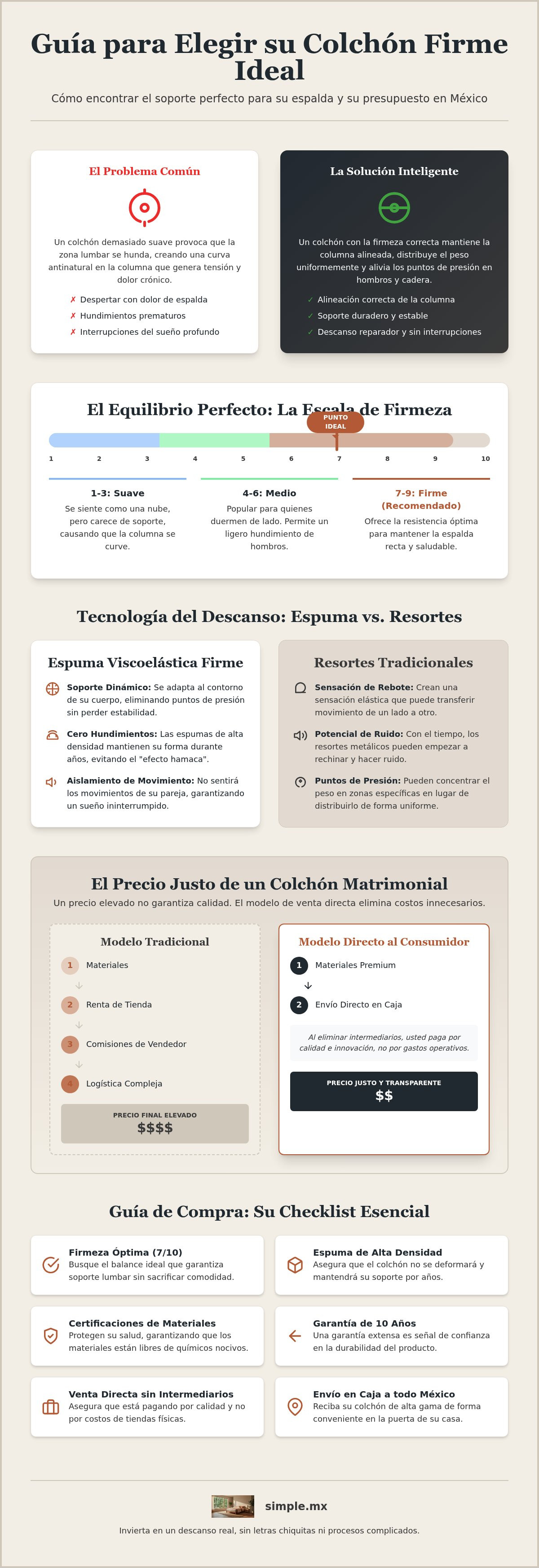 Colchón matrimonial firme precio