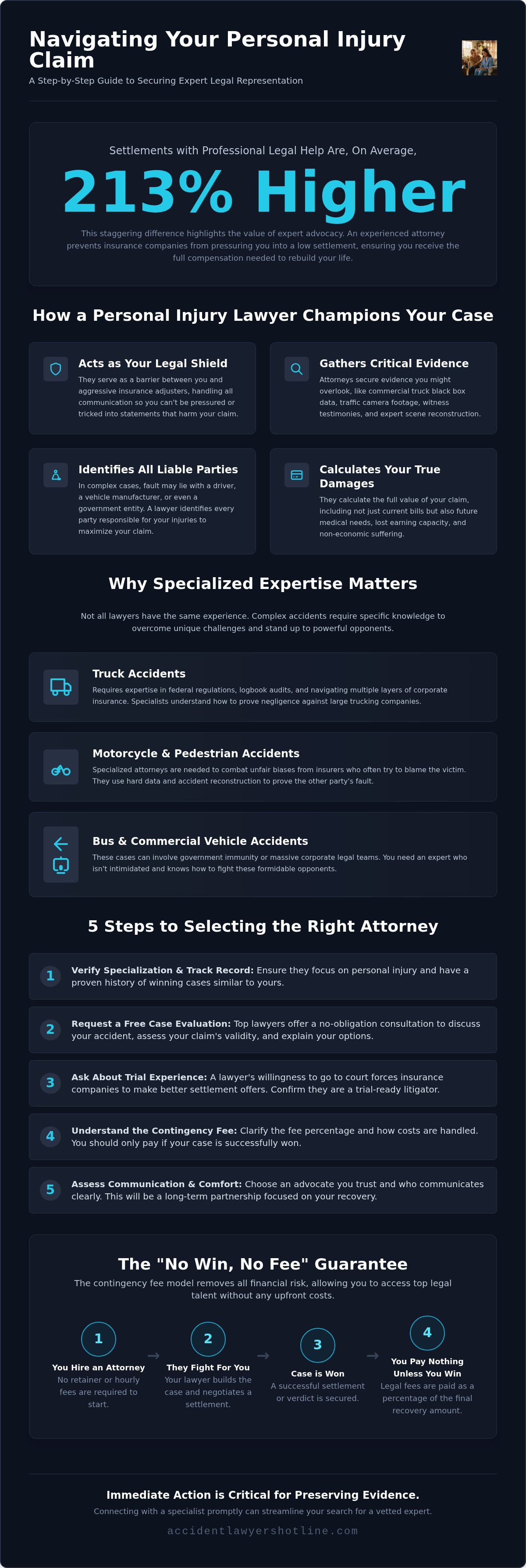 How to Choose Personal Injury Lawyers: A Step-by-Step Guide (2026)