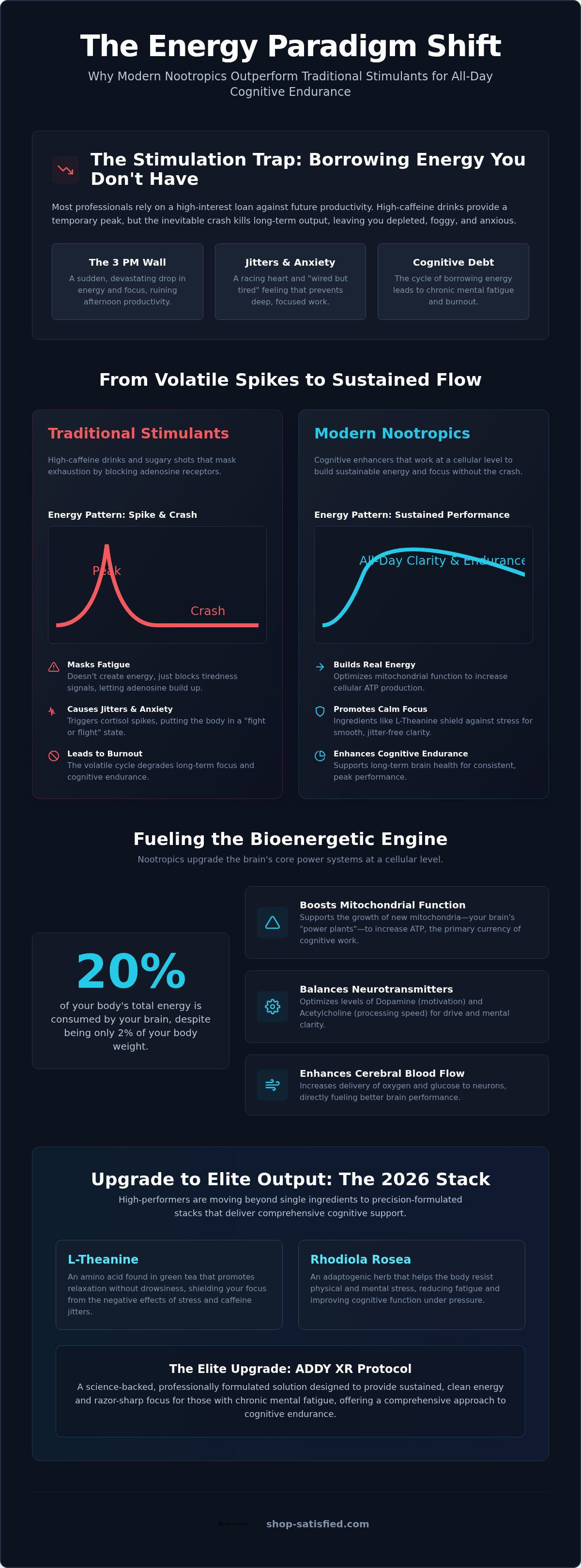 Nootropics for energy
