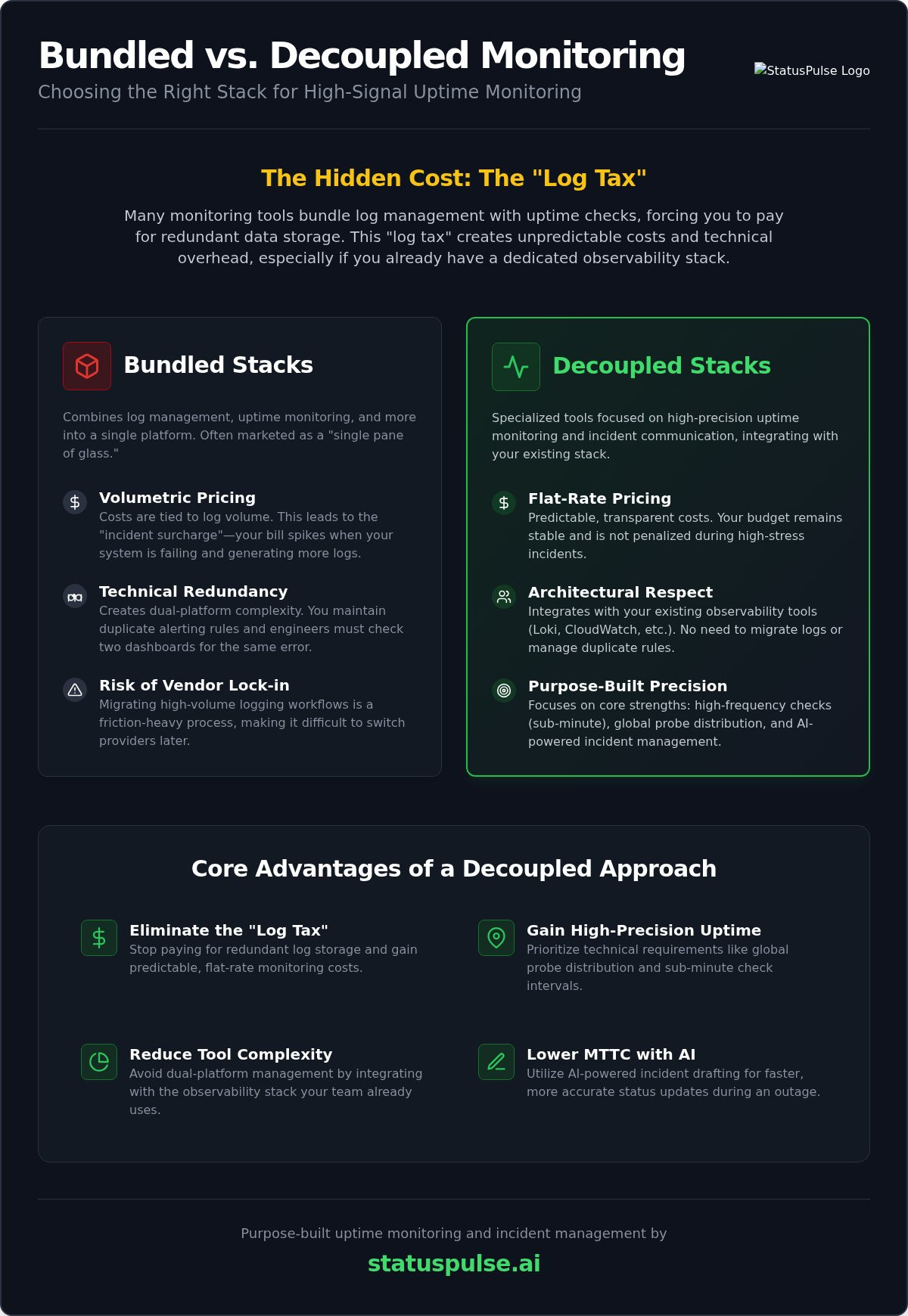 Better Stack Alternatives for Teams That Don't Need Log Management