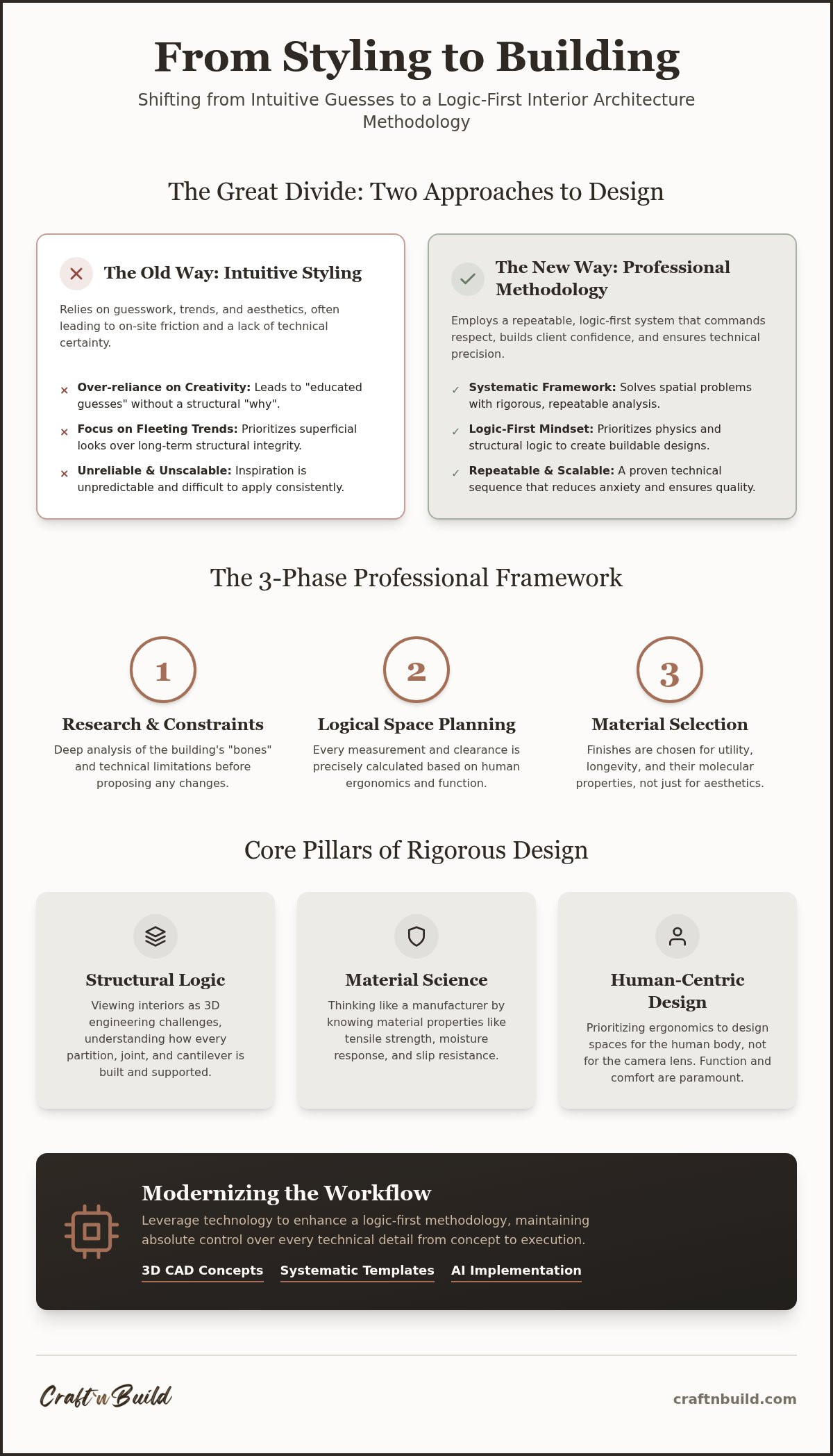 Interior design methodology course