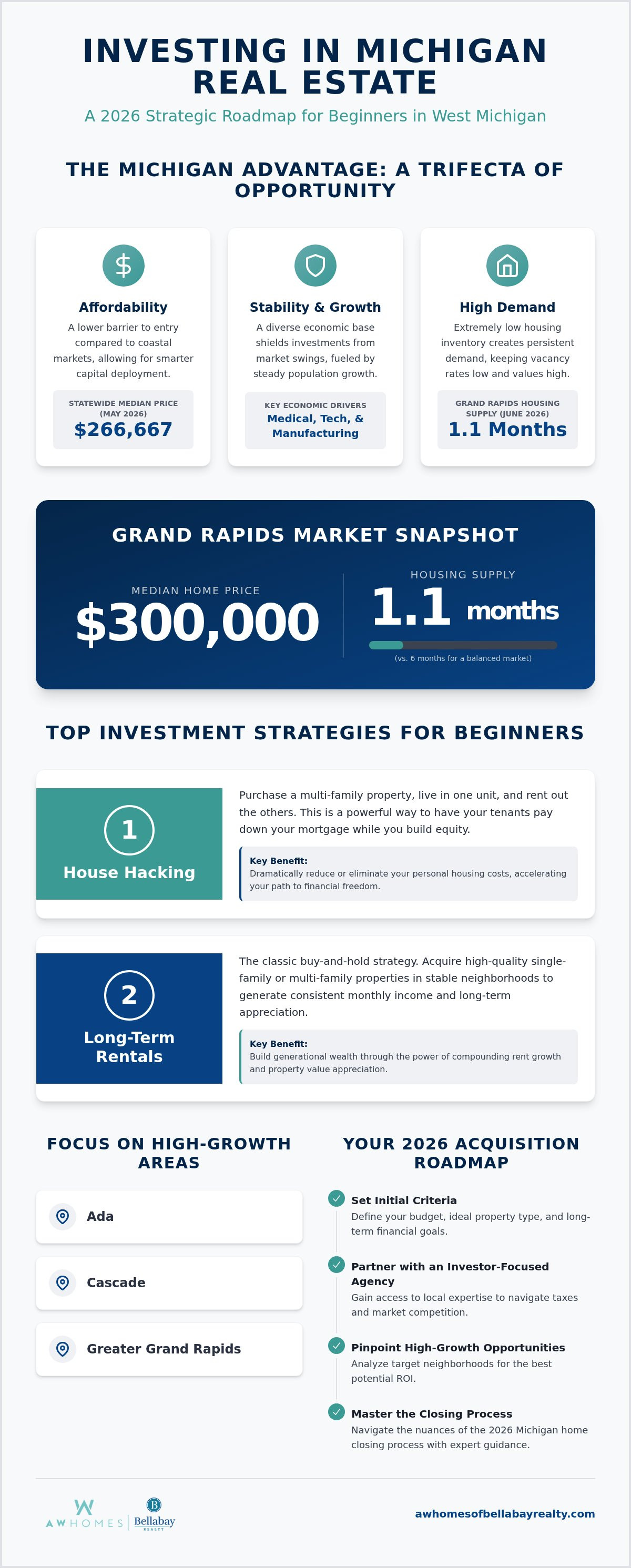 Real estate investment strategies for beginners Michigan