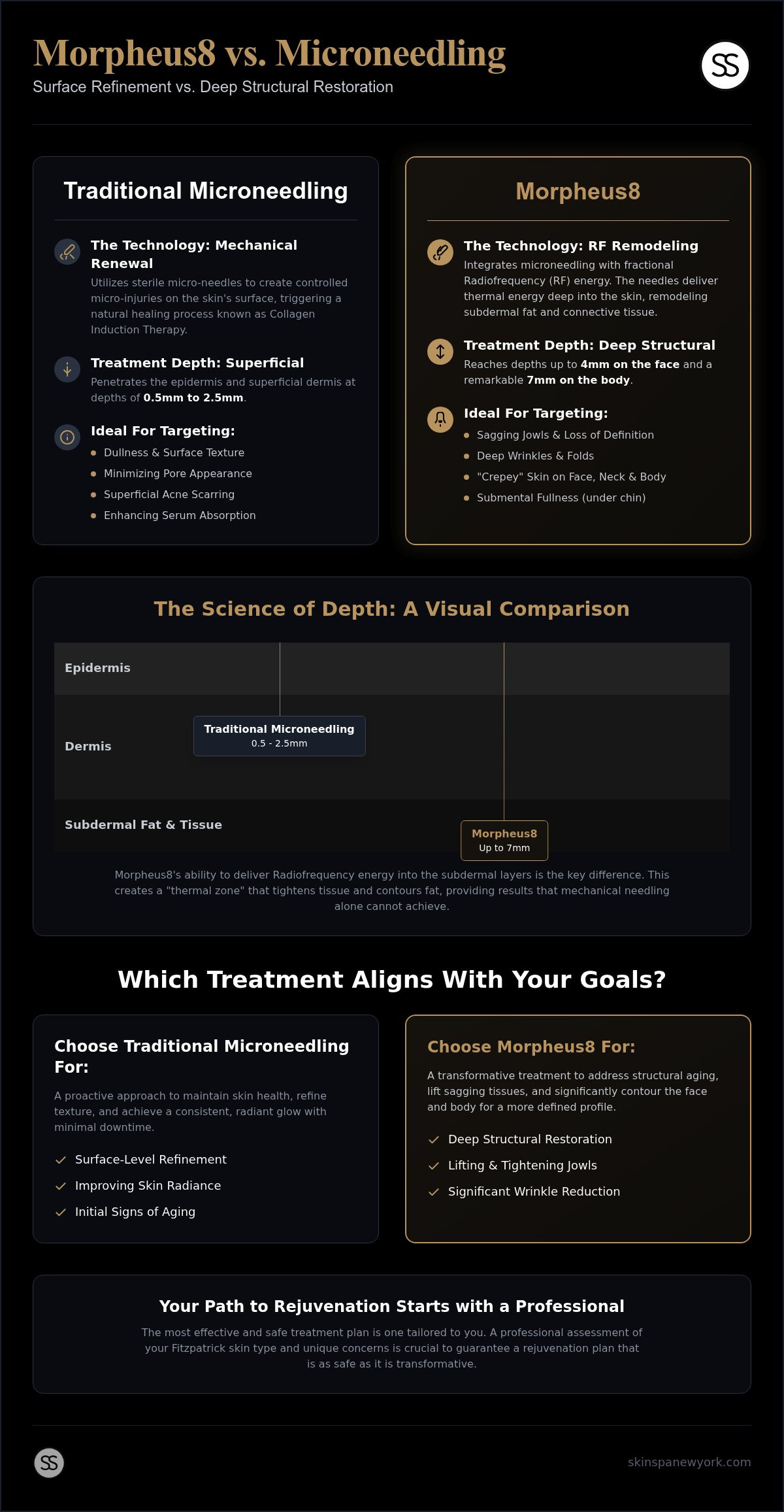 Morpheus8 vs microneedling