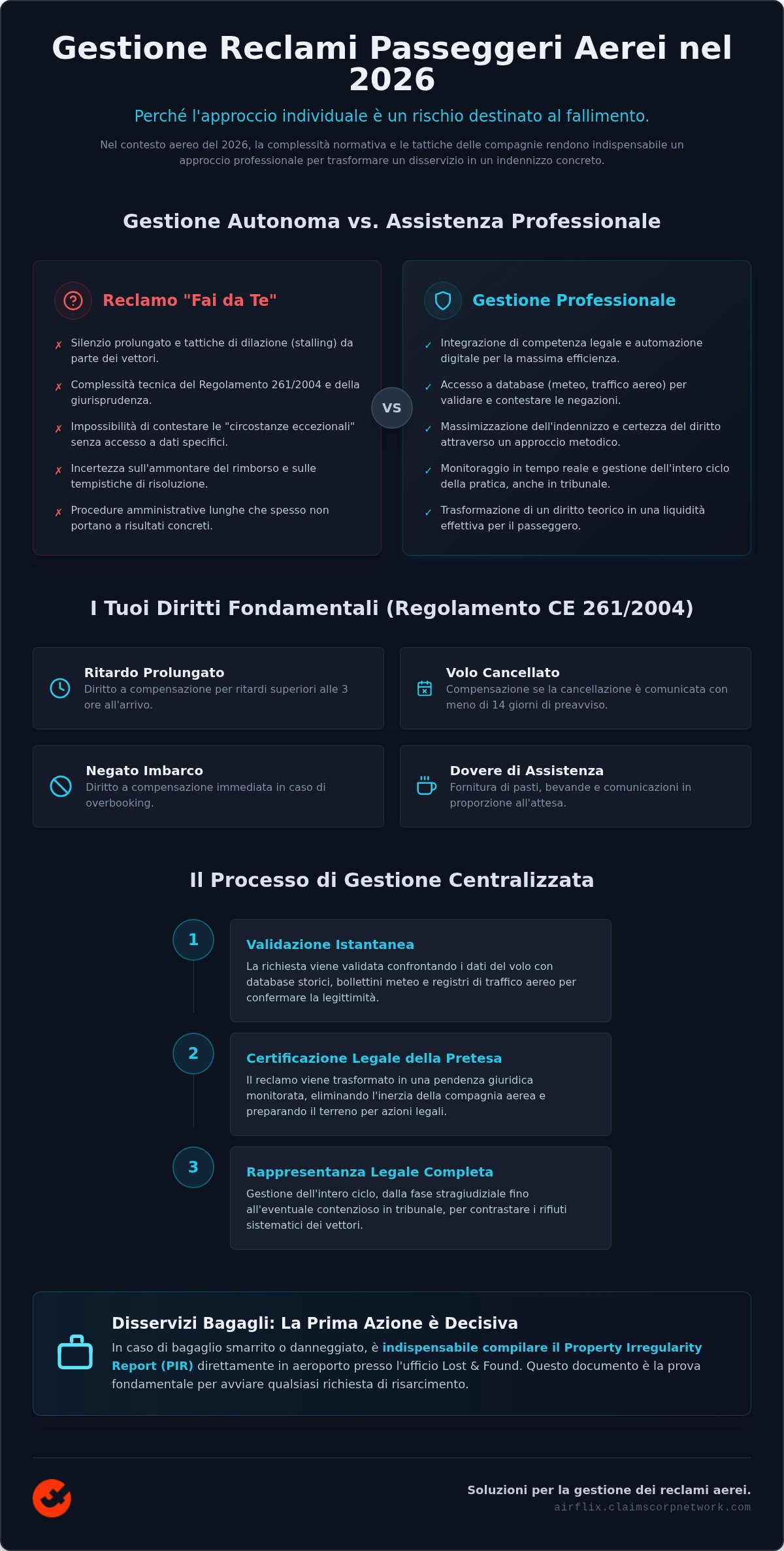 Gestione reclami passeggeri