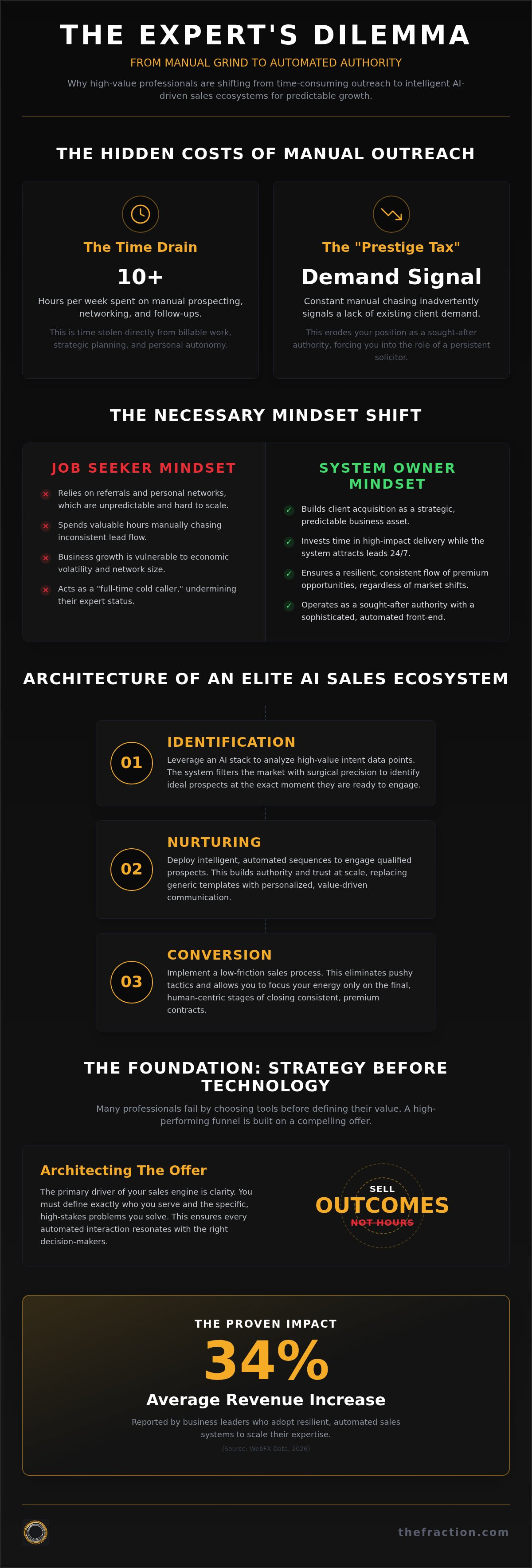 Automated sales funnel for professionals
