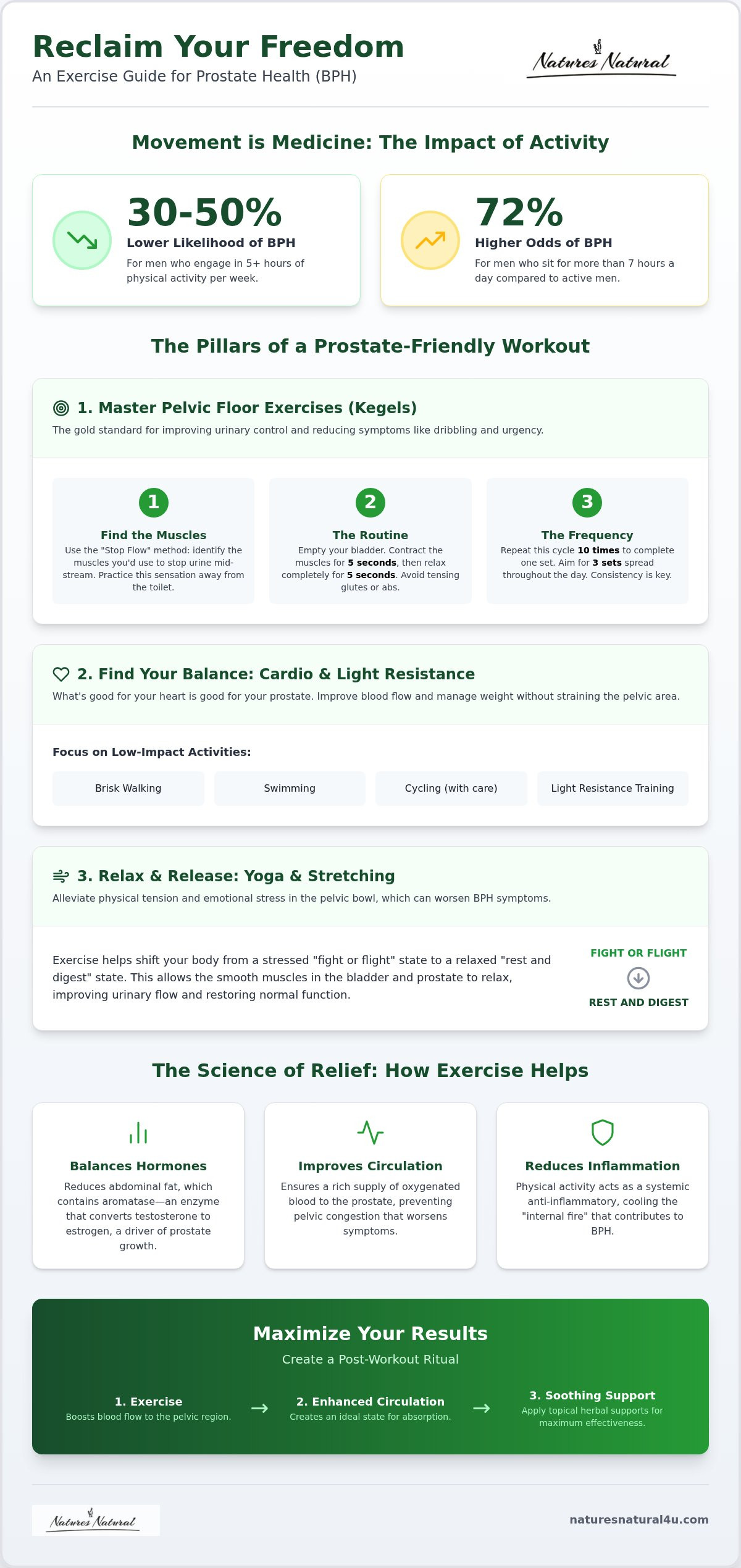 Exercises for enlarged prostate