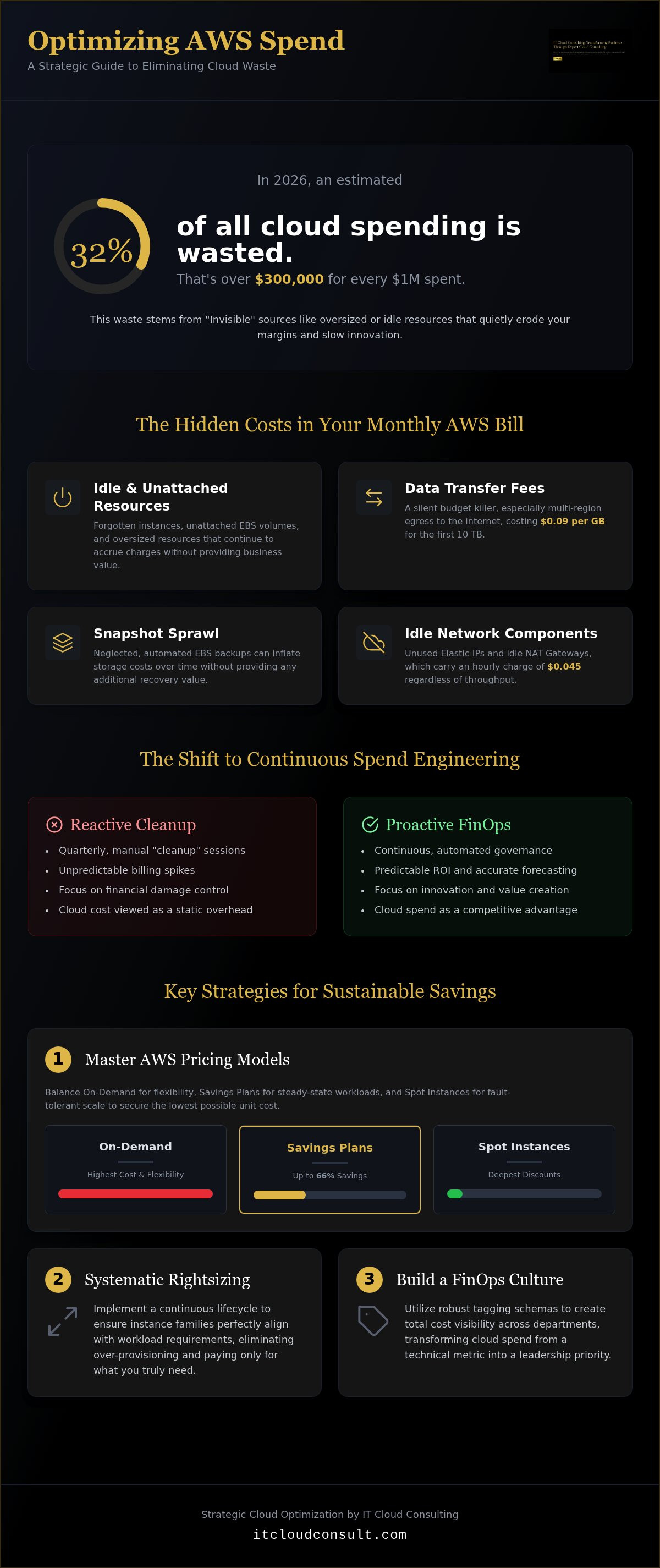 Optimizing aws spend