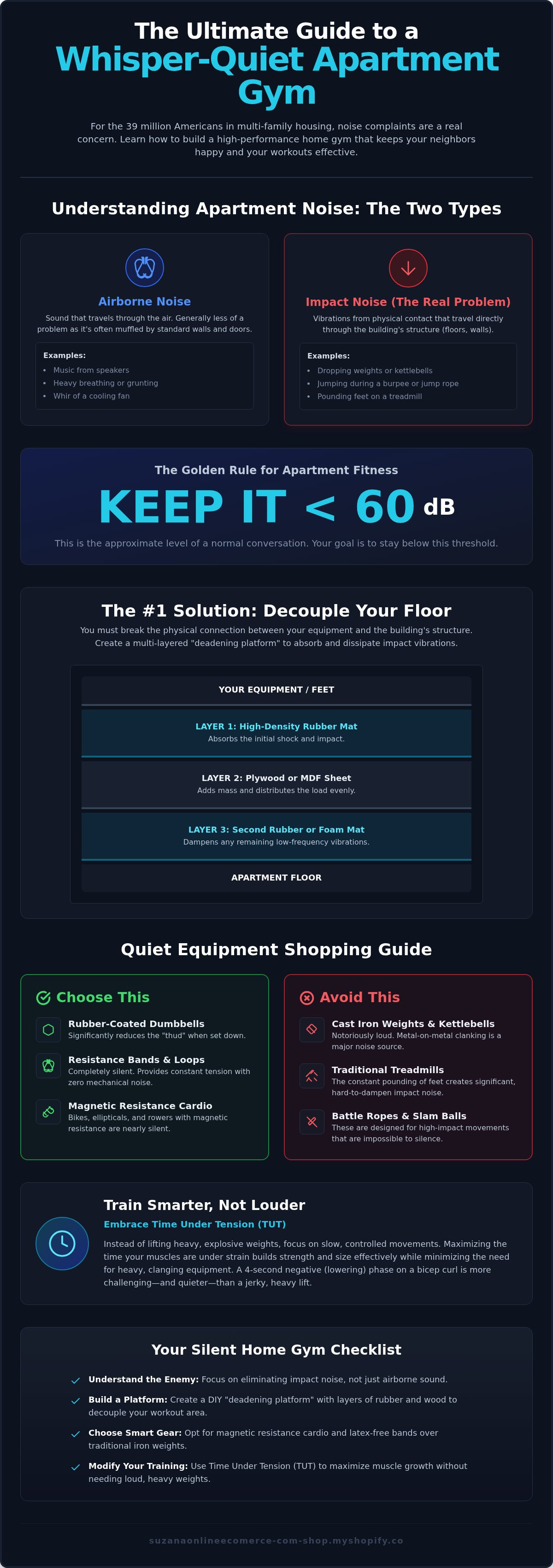 Quiet home workout equipment for apartments