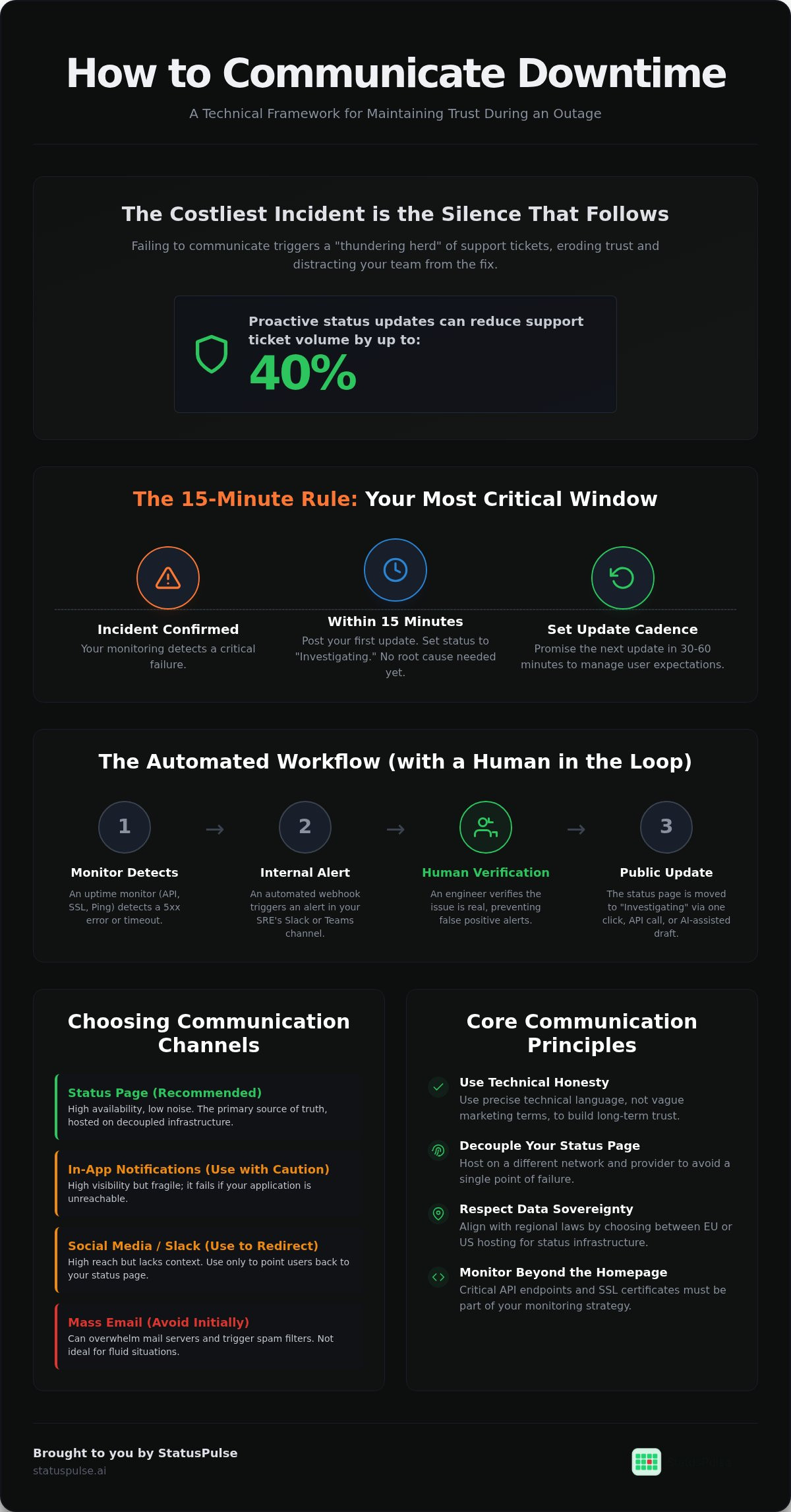 How to communicate downtime to customers