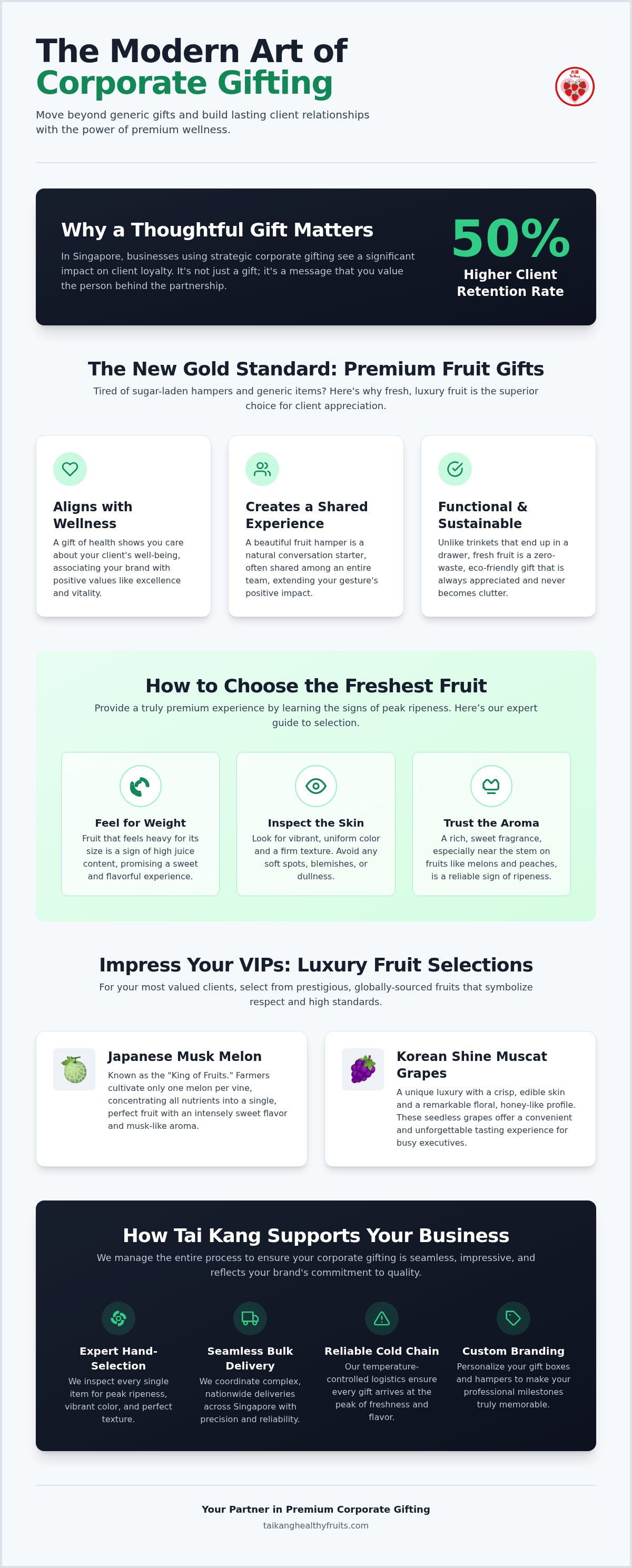 Client appreciation fruit gifts
