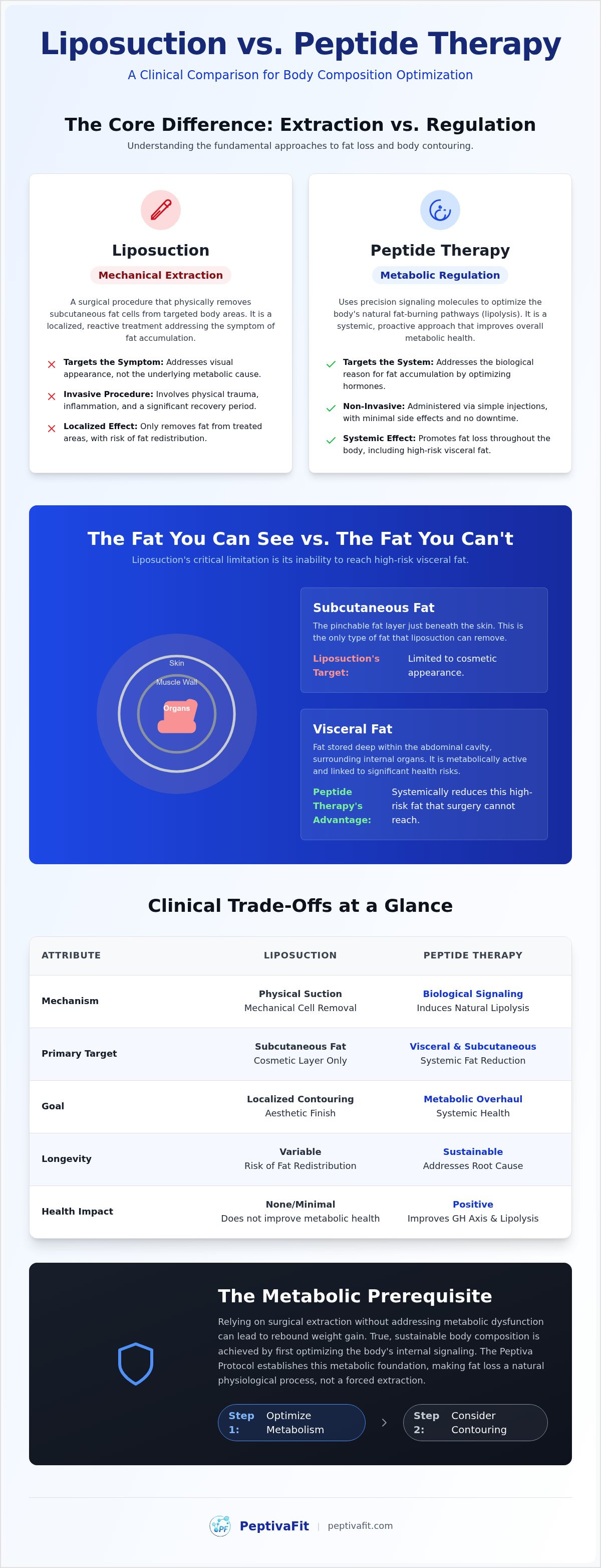Liposuction vs peptide therapy