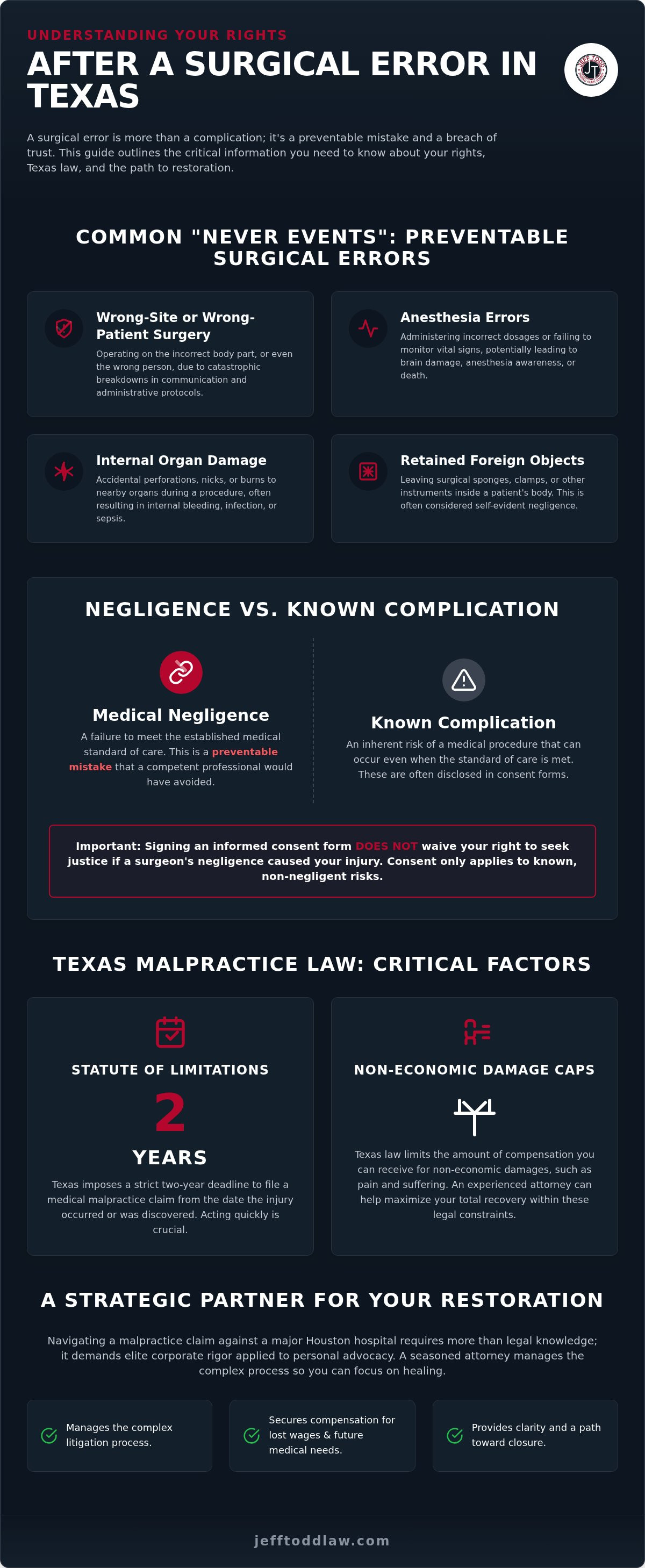 Surgical error lawyer Houston