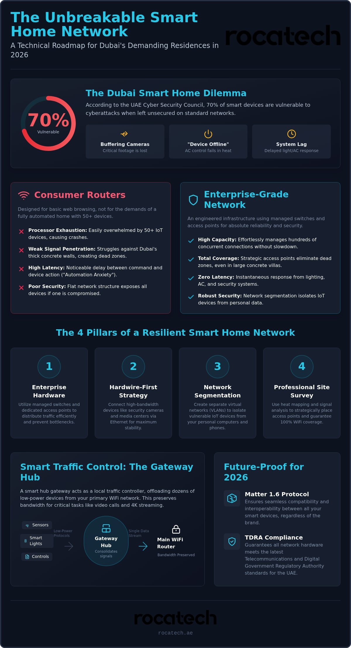 Smart home network requirements dubai