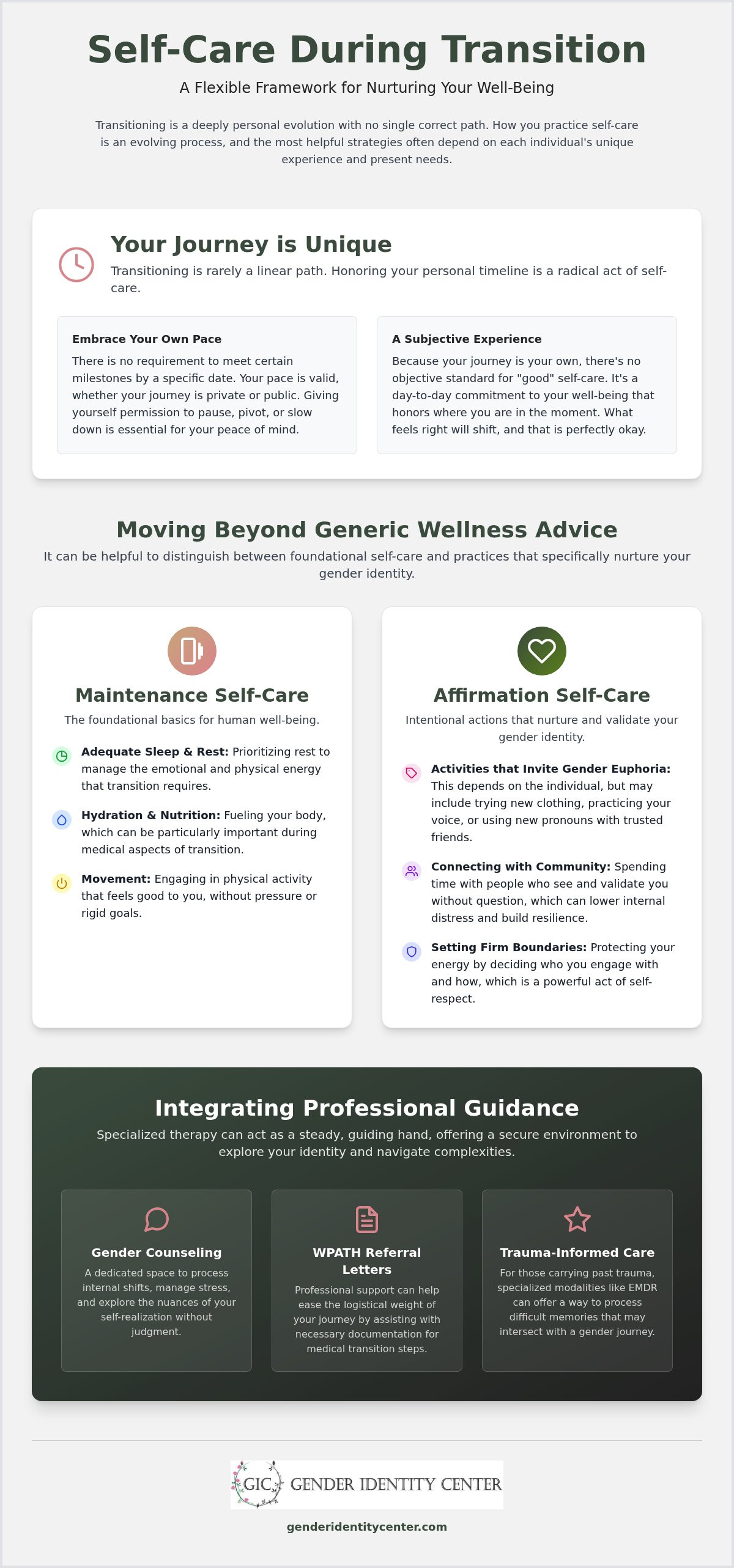 How to practice self-care during transition