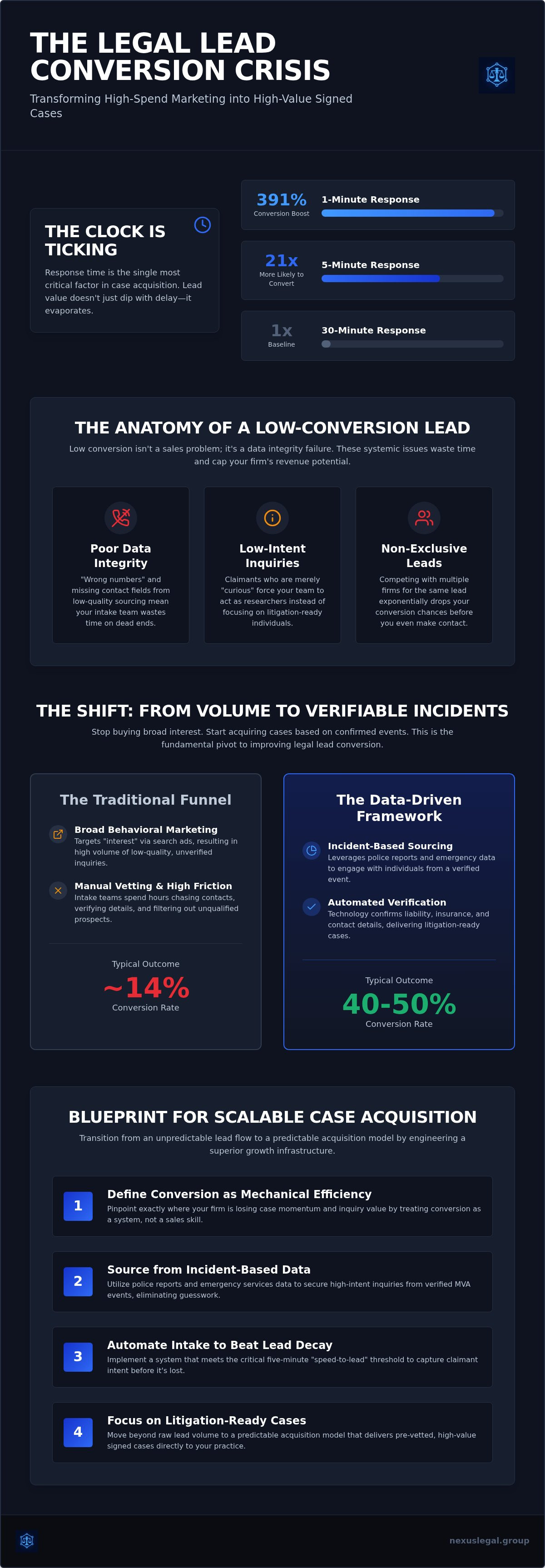 Improving legal lead conversion