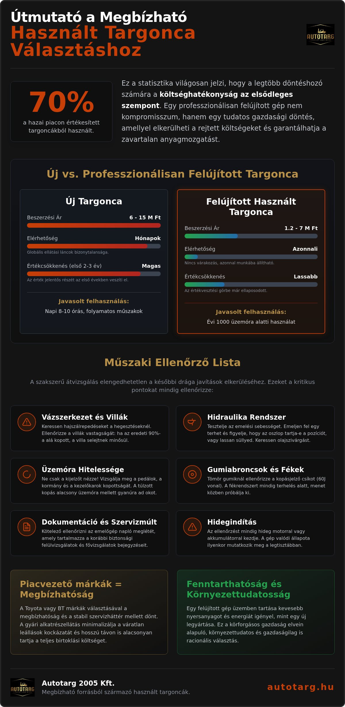 Használt targonca