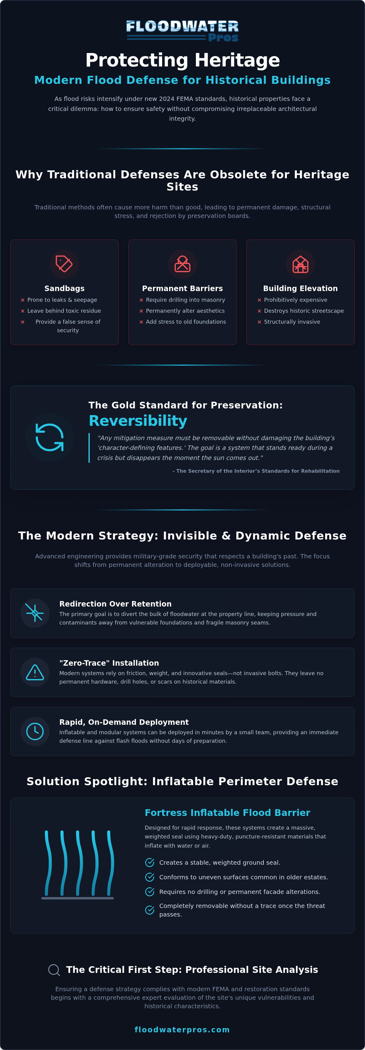 Best flood protection for historical buildings