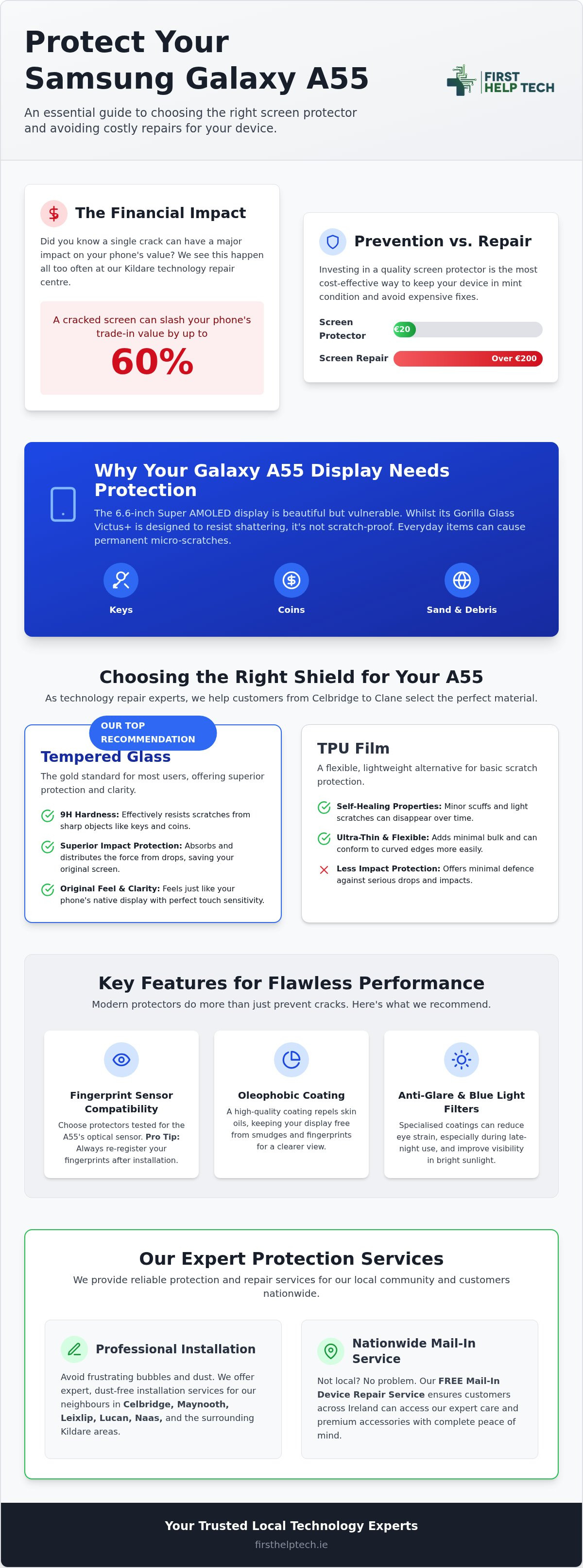 Galaxy a55 screen protector