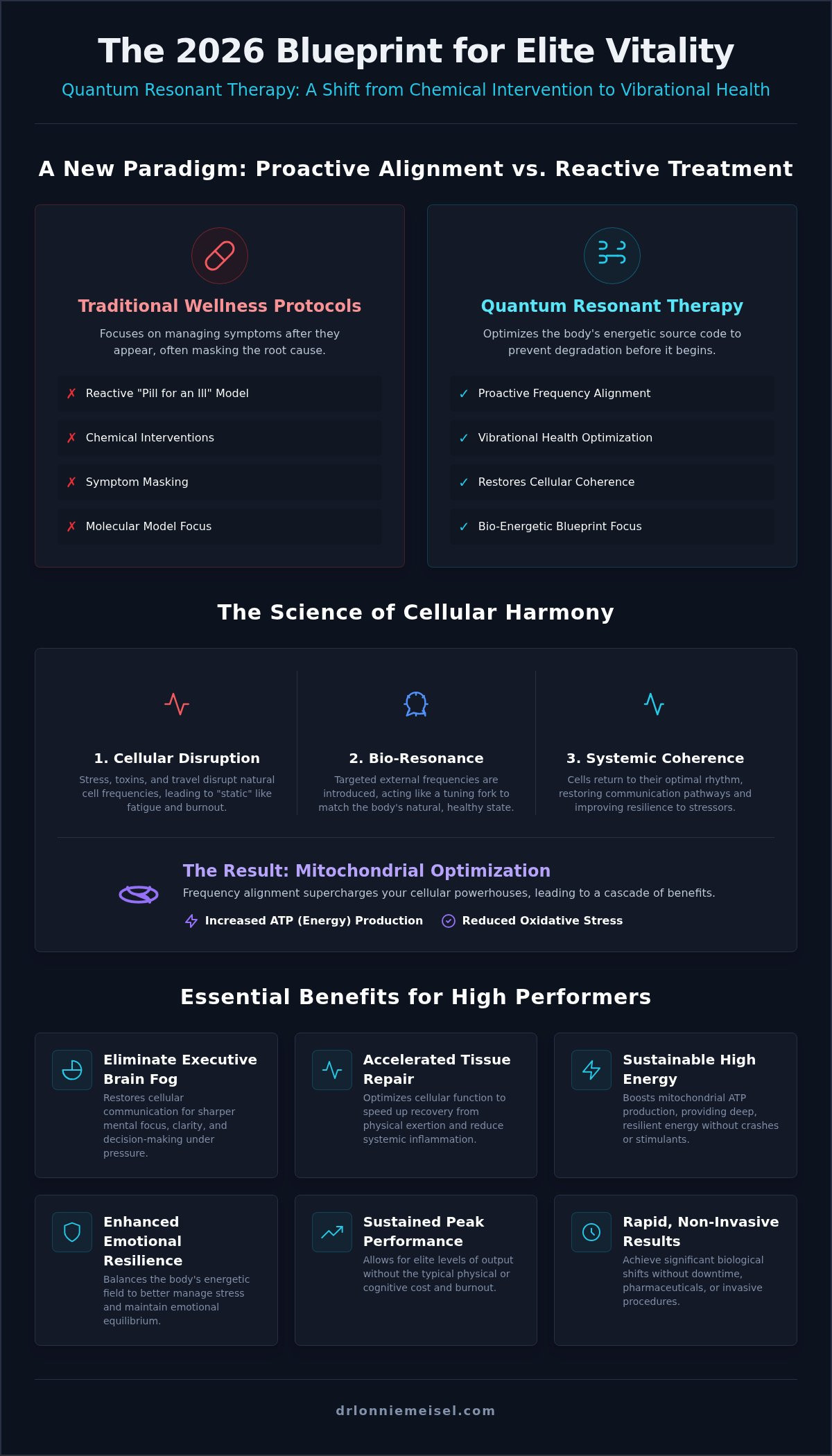 Benefits of quantum resonant therapy